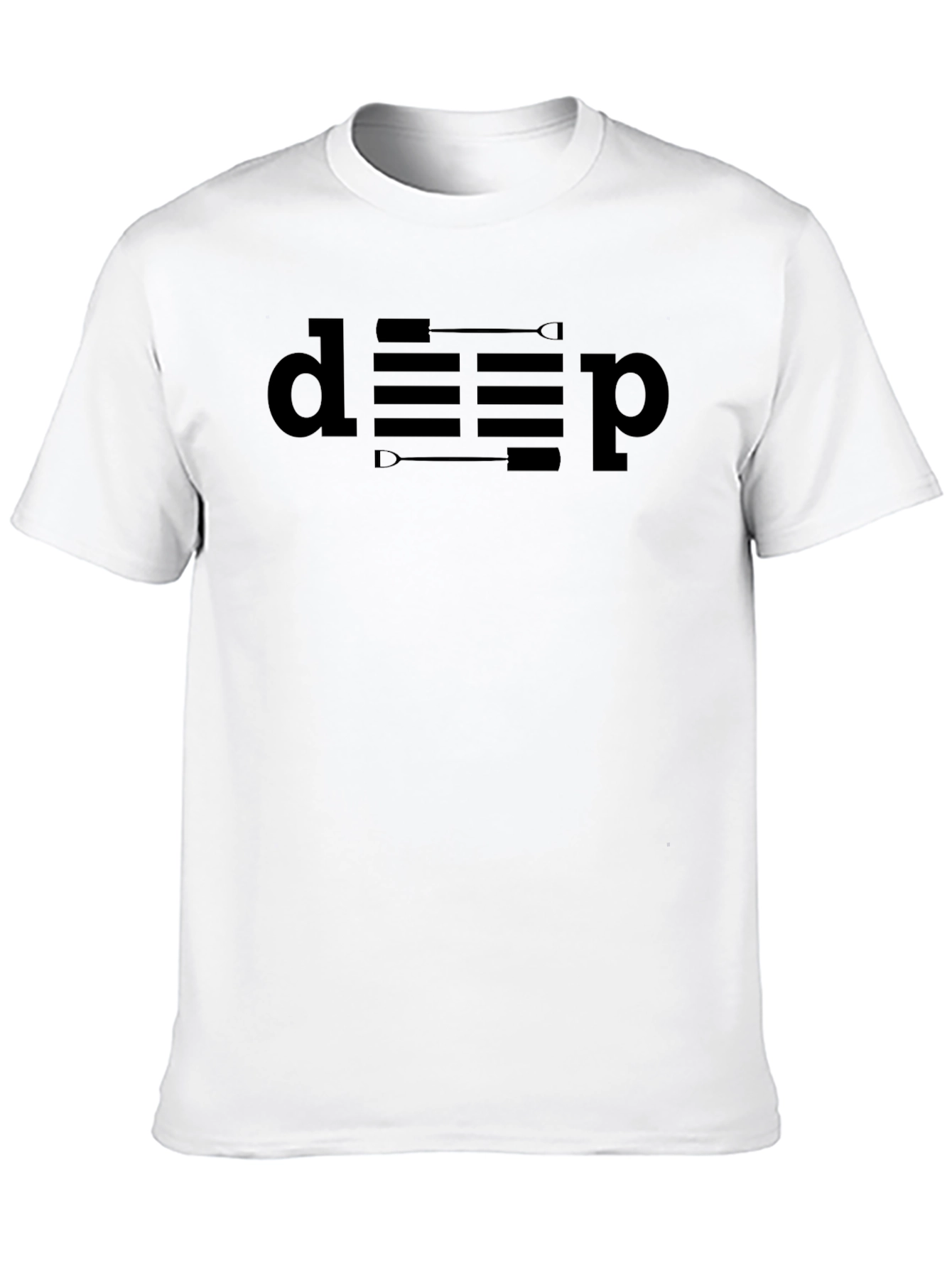 Deep Rowing T-Shirt - Black Cotton Tee