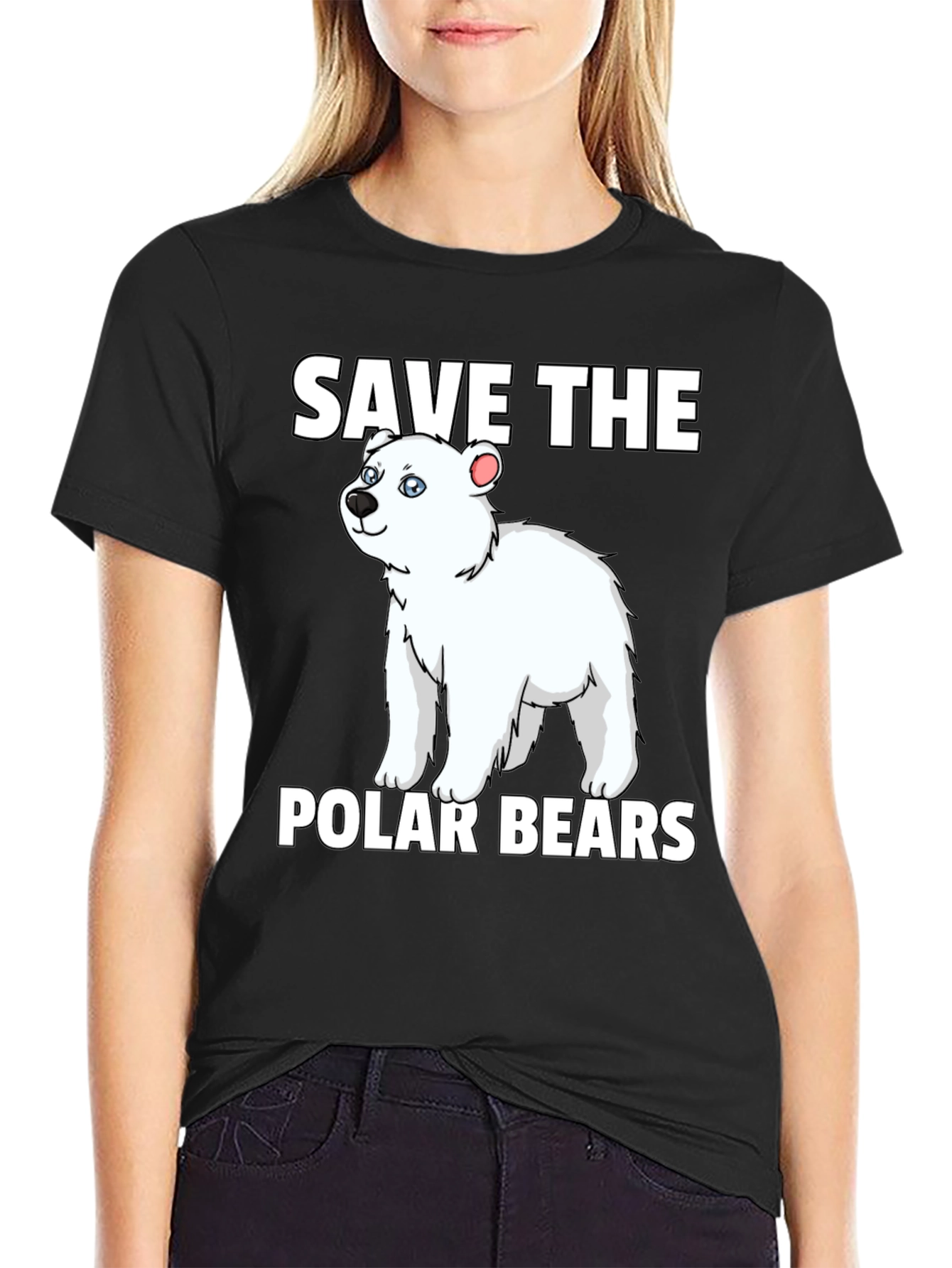 Save the Polar Bears Graphic T-Shirt