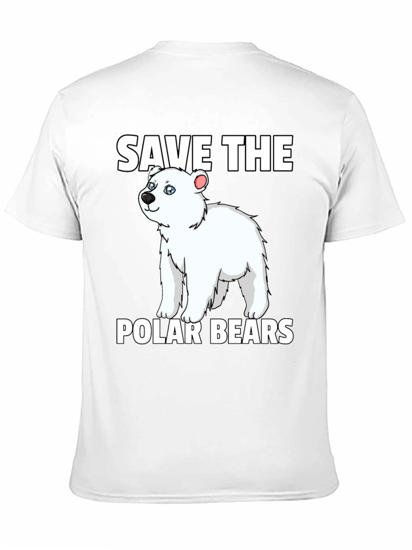 Save the Polar Bears Graphic T-Shirt