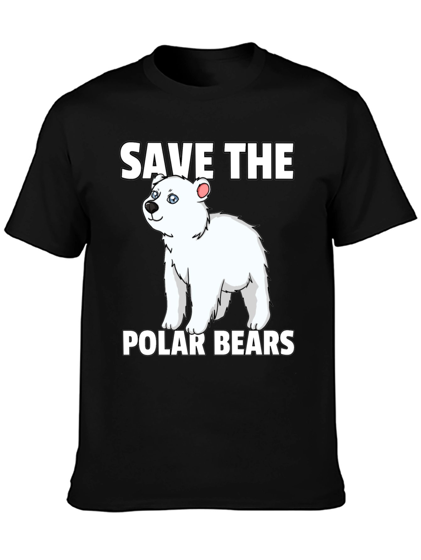 Save the Polar Bears Graphic T-Shirt