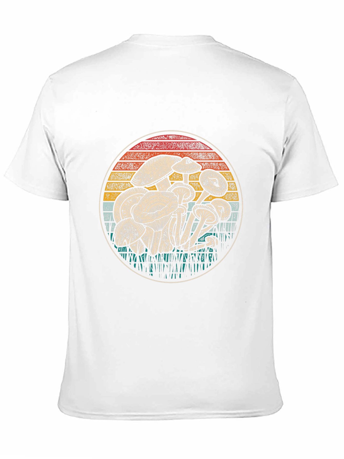 Retro Mushroom Graphic T-Shirt - Nature Lovers Tee