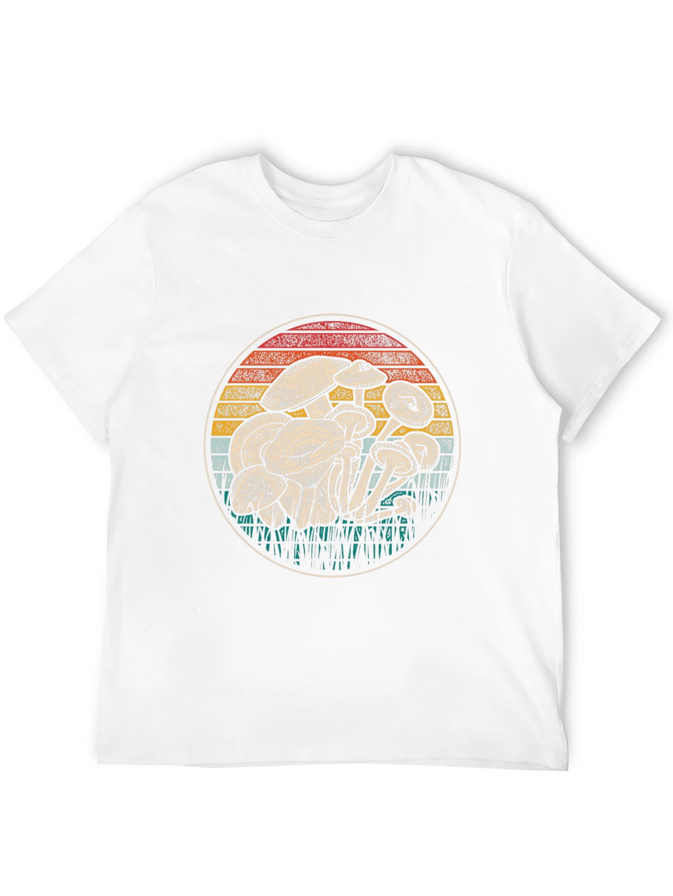 Retro Mushroom Graphic T-Shirt - Nature Lovers Tee