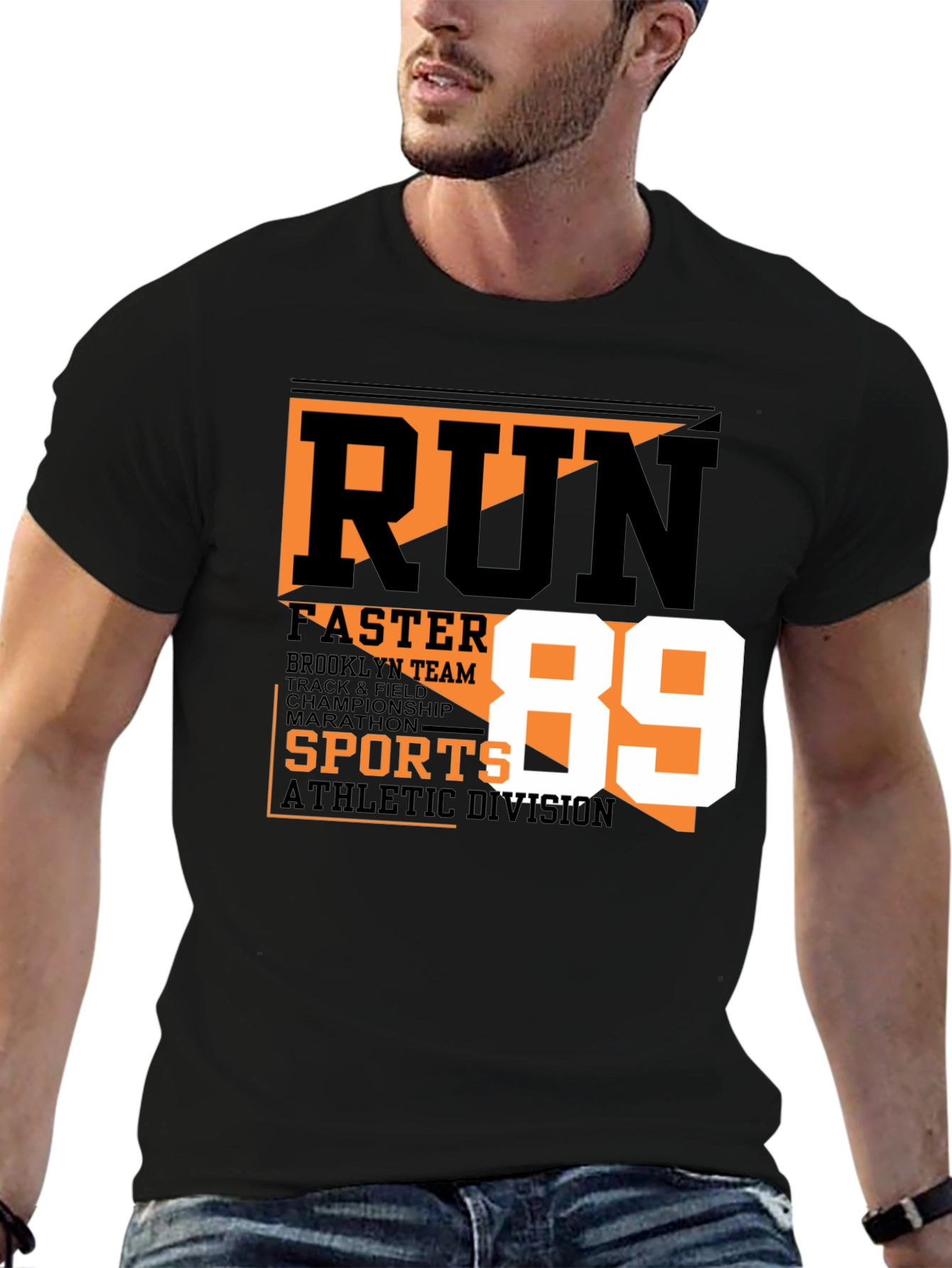 Run Faster Athletic Tee