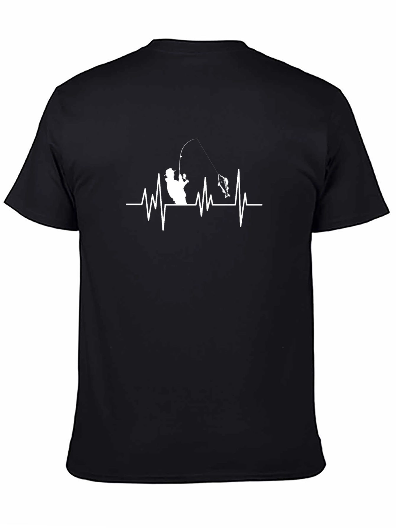 Fishing Heartbeat T-Shirt - Anglers Life Line Tee