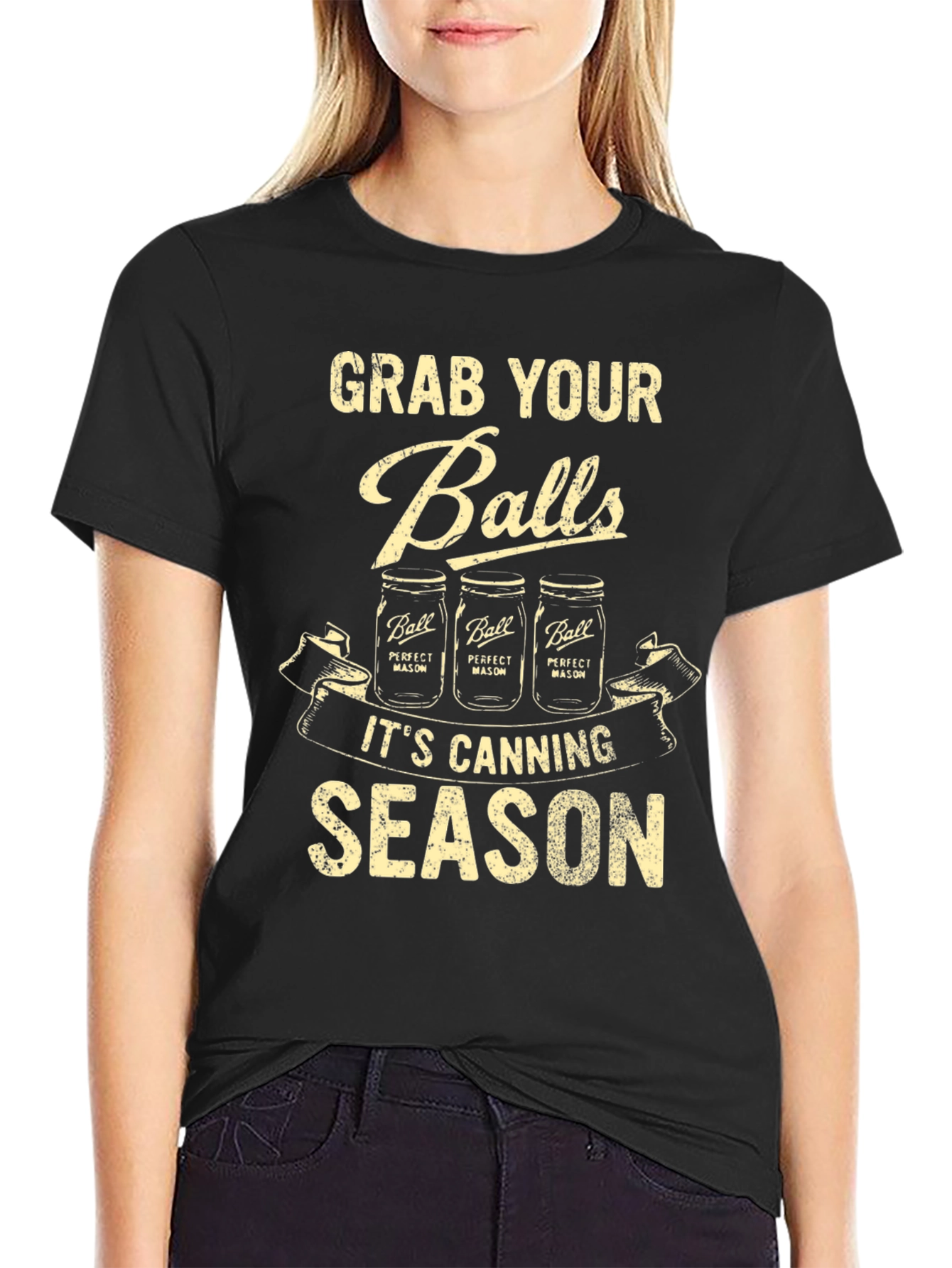 Grab Your Balls Canning Season Graphic Tee