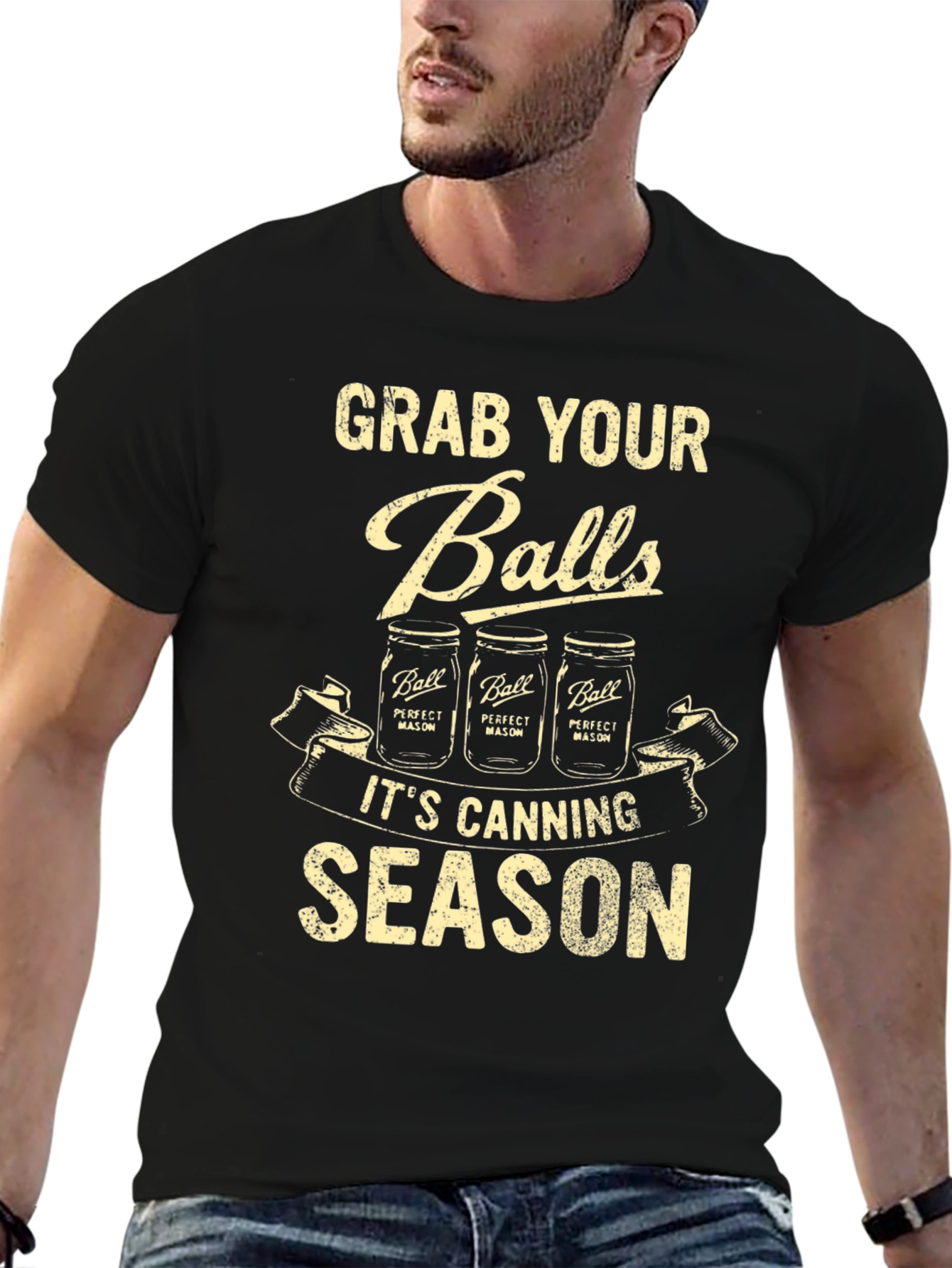Grab Your Balls Canning Season Graphic Tee