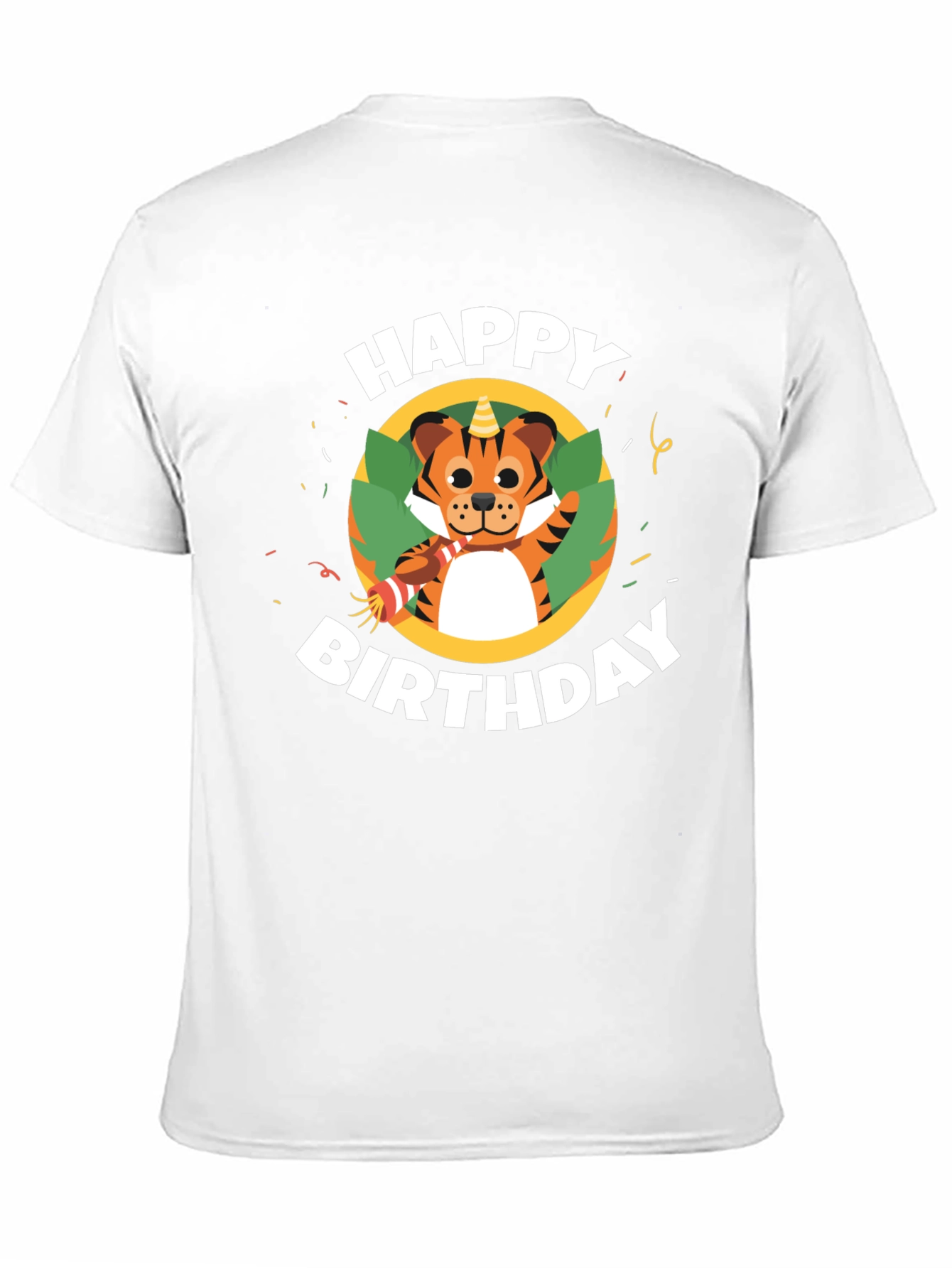Happy Birthday Tiger Graphic T-Shirt