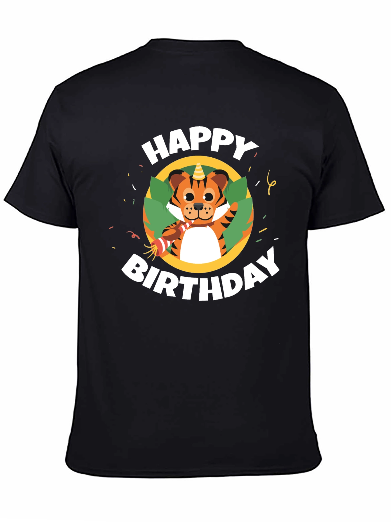 Happy Birthday Tiger Graphic T-Shirt