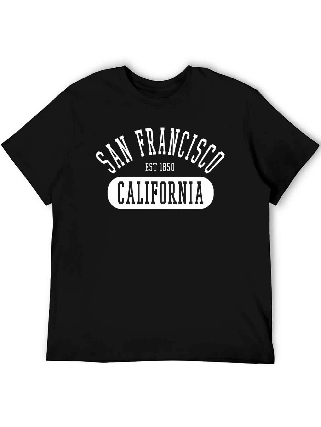 San Francisco California Est 1850 Black T-Shirt