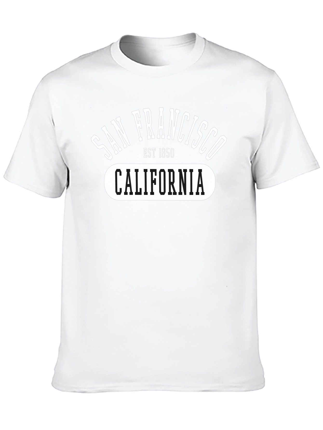 San Francisco California Est 1850 Black T-Shirt