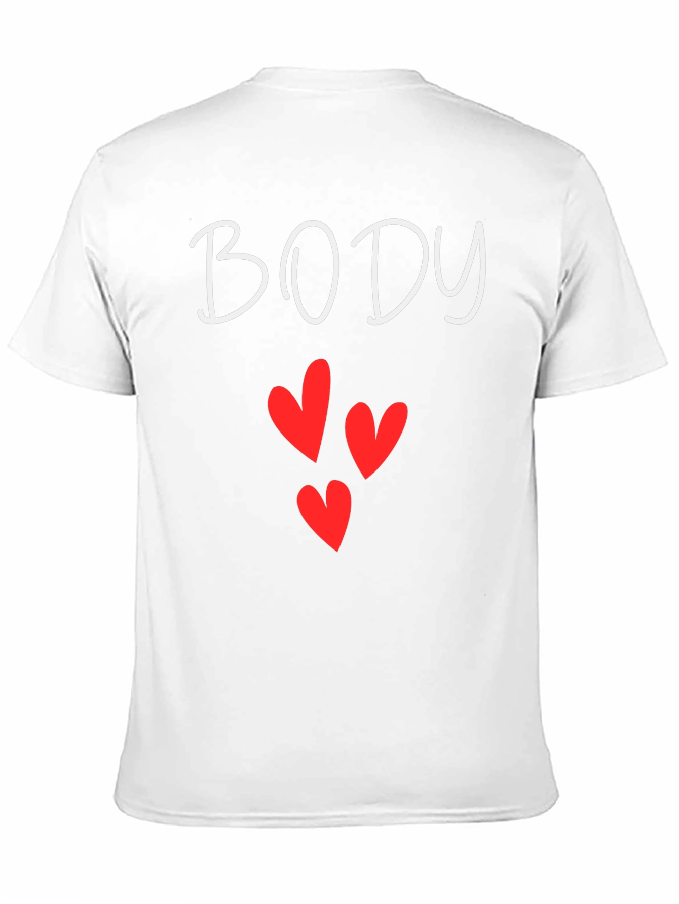 BODY Hearts Graphic Tee - Black Casual T-Shirt