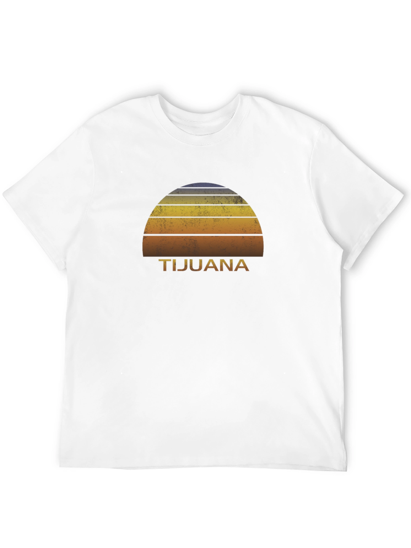 Retro Tijuana Sunset Graphic T-Shirt