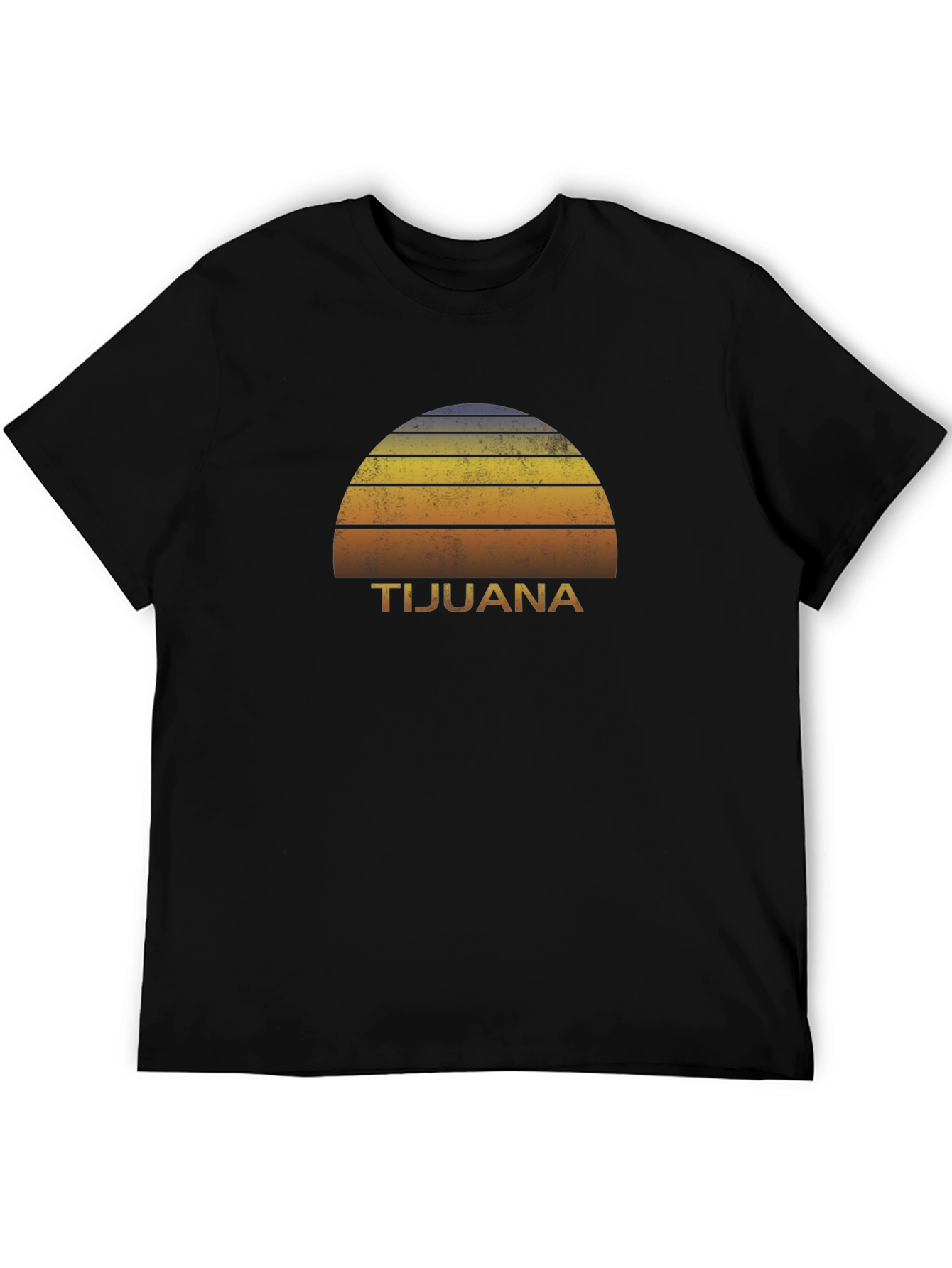 Retro Tijuana Sunset Graphic T-Shirt