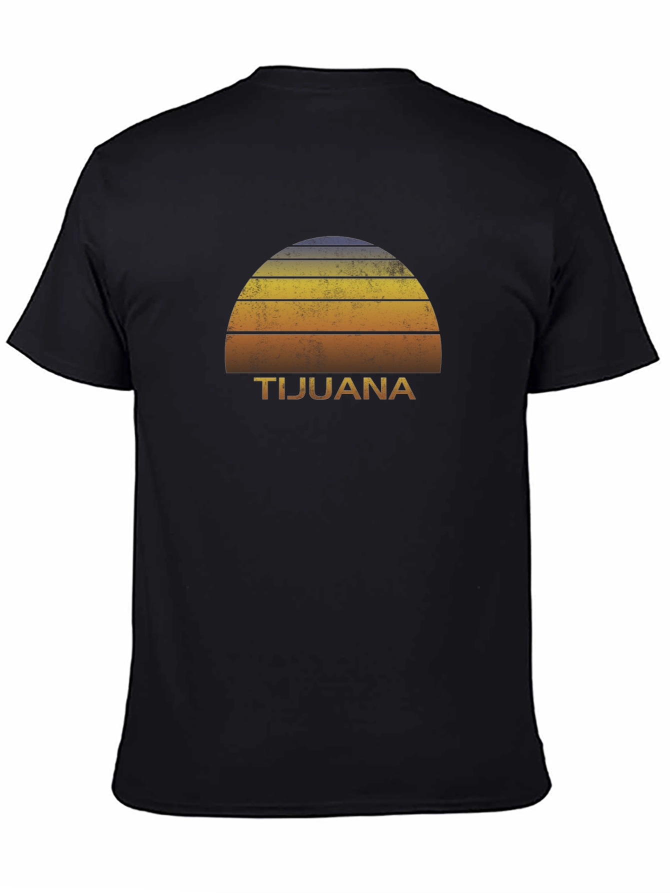 Retro Tijuana Sunset Graphic T-Shirt
