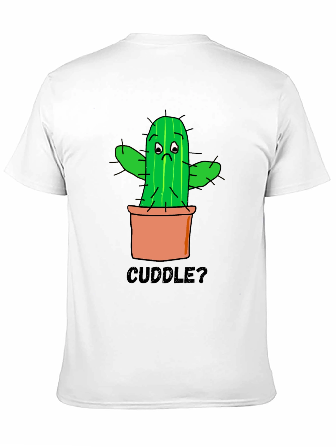 Cuddle Cactus Graphic T-Shirt - Soft Cotton Tee