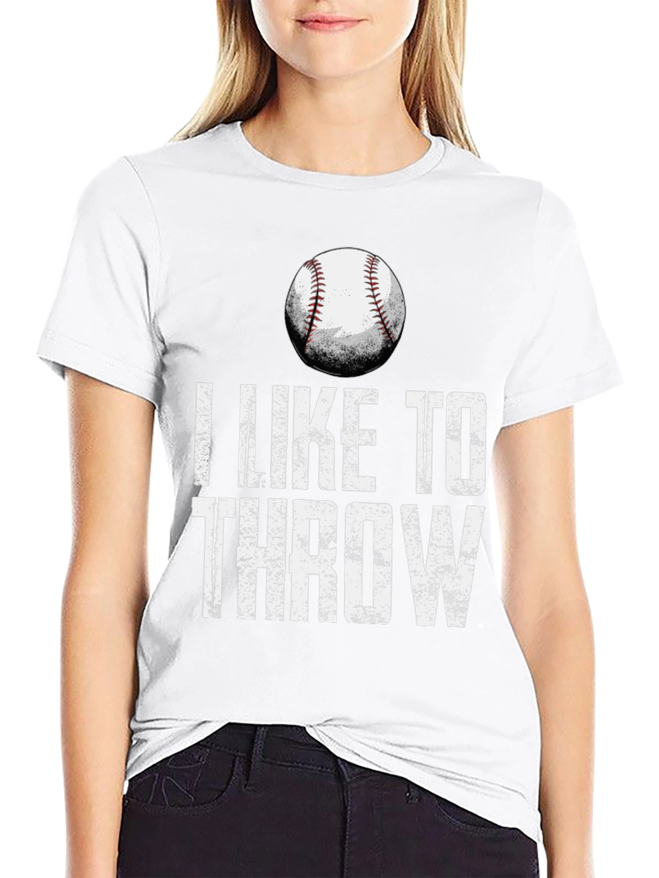 I Like to Throw Baseball T-Shirt