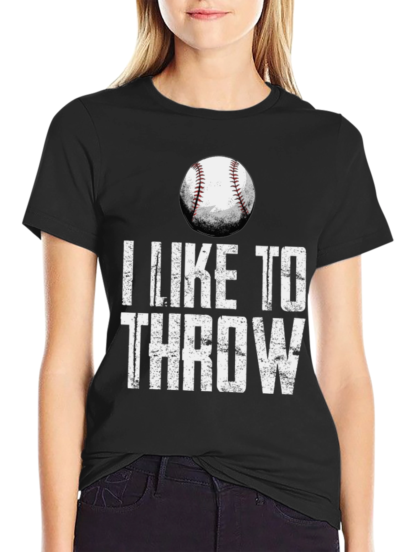 I Like to Throw Baseball T-Shirt