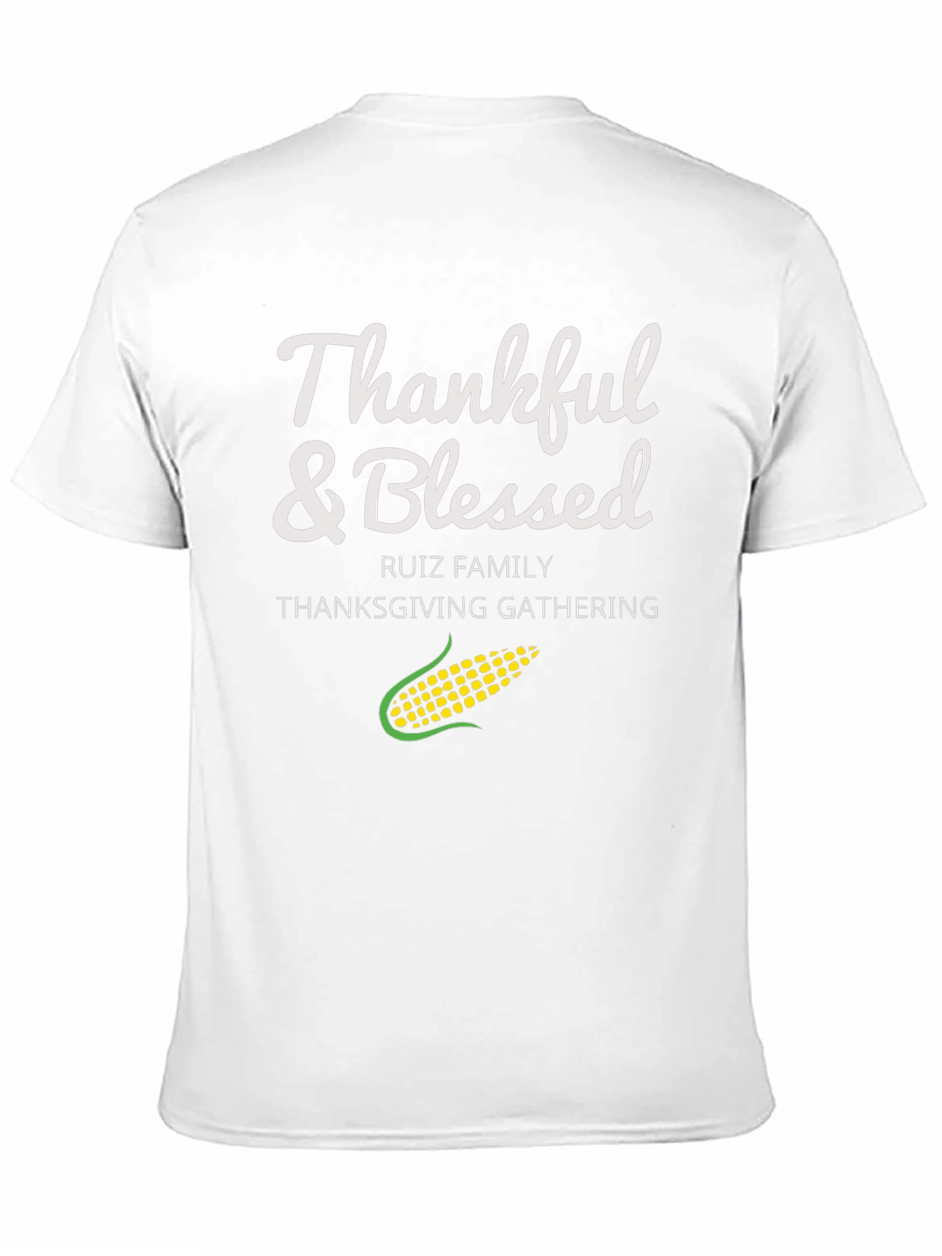 Thankful & Blessed Thanksgiving Gathering Tee