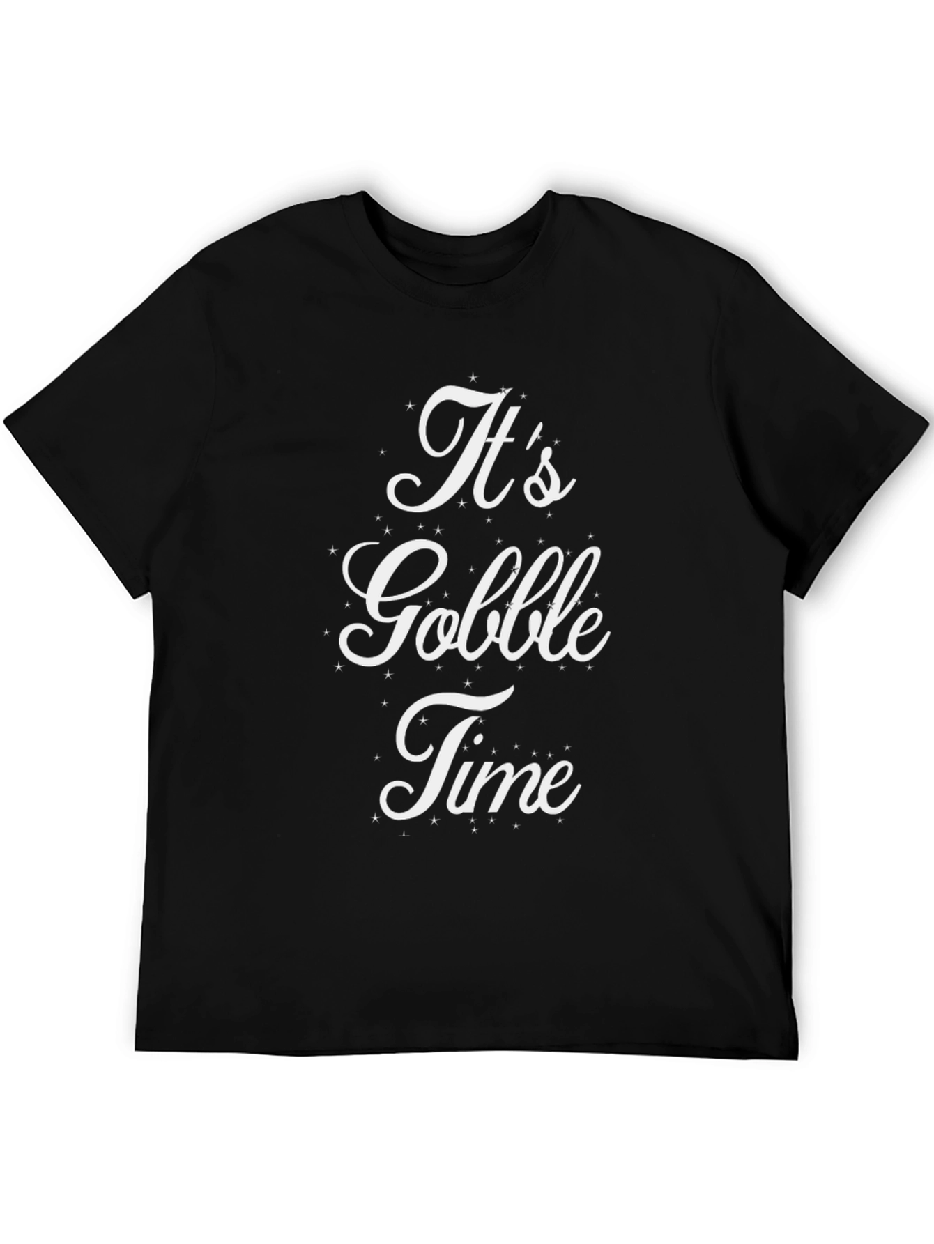 Its Gobble Time Black Tee