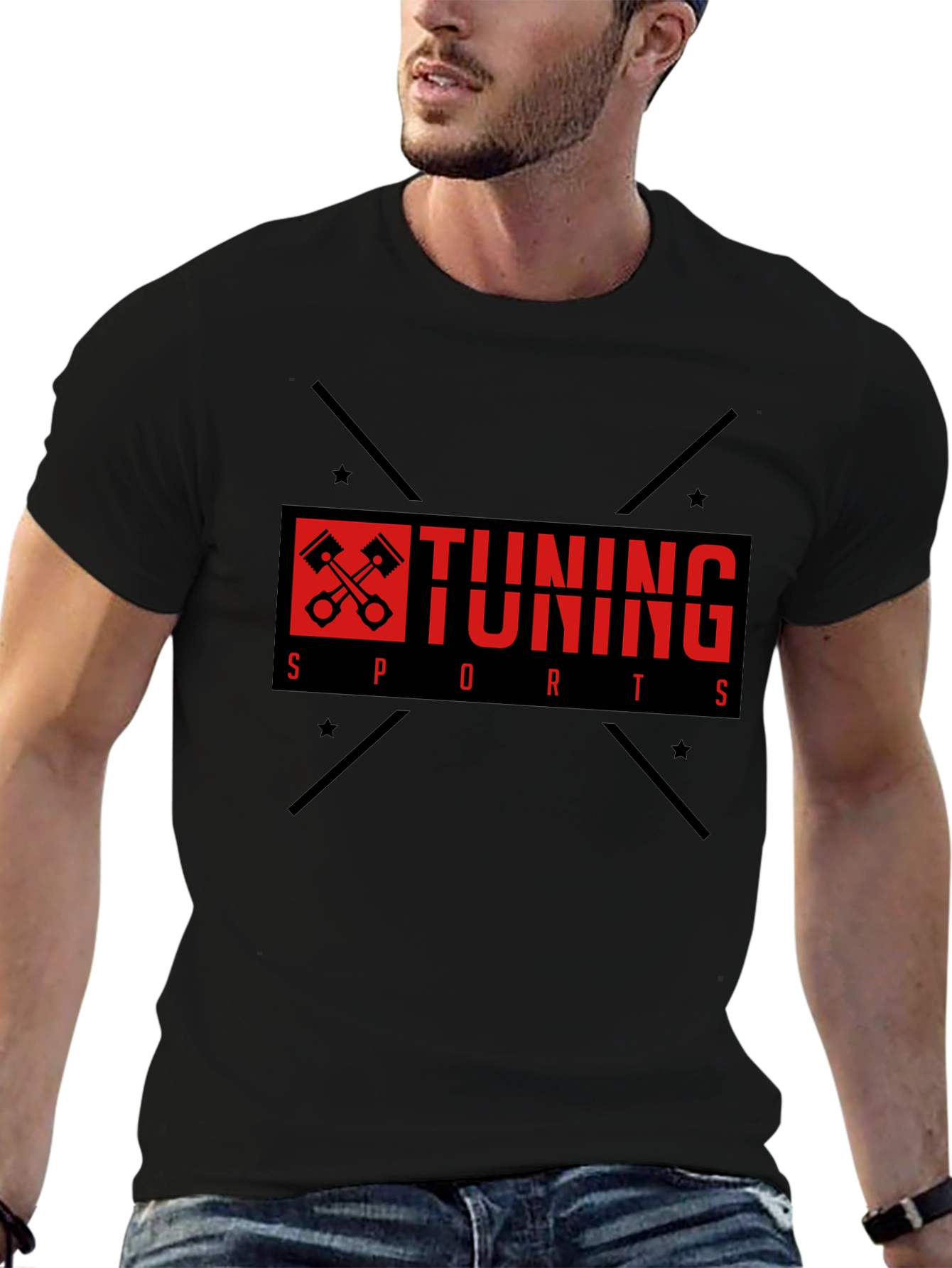 Tuning Sports Black T-Shirt