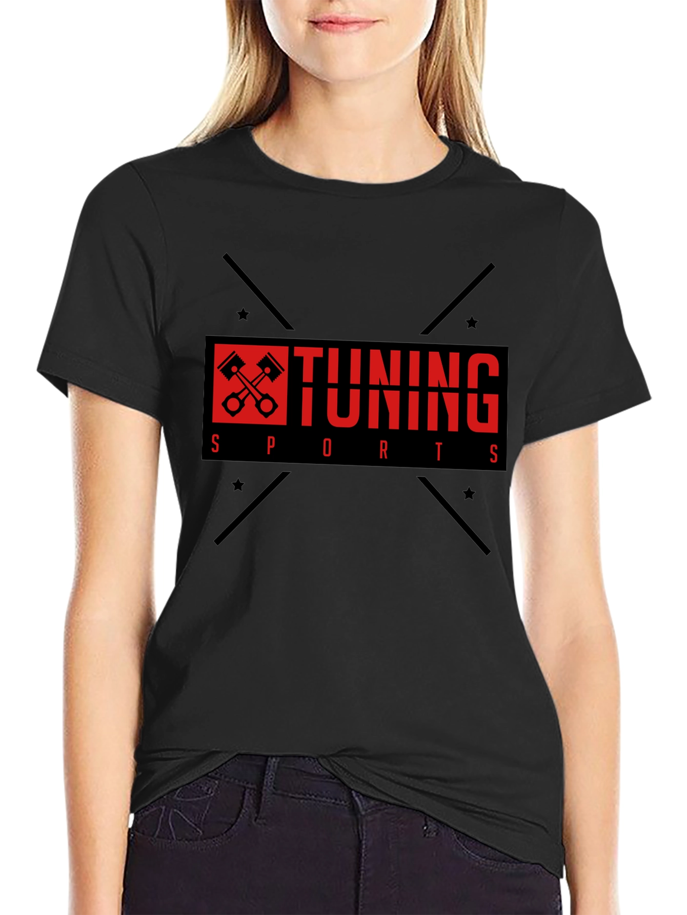 Tuning Sports Black T-Shirt