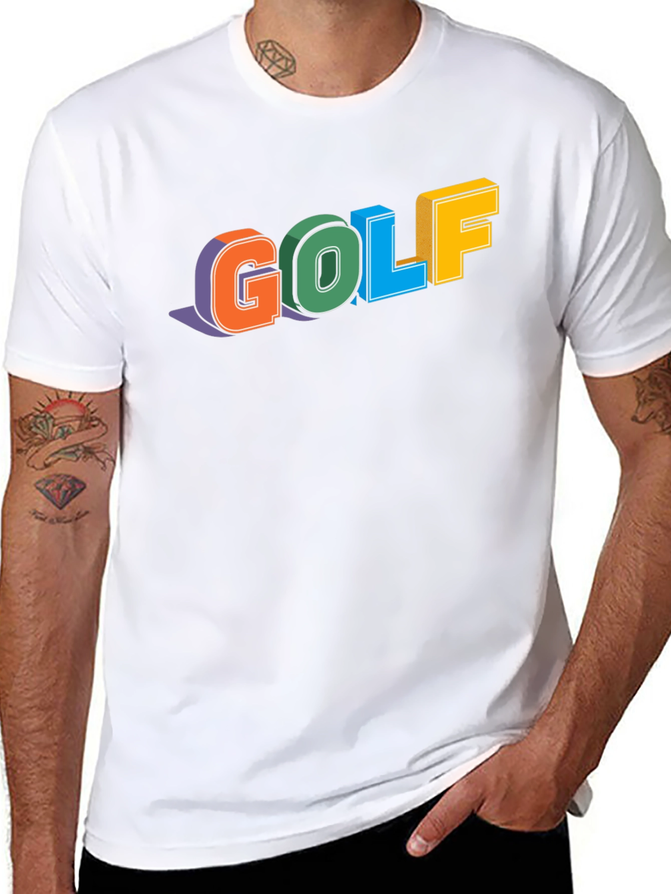 GOLF Letter Graphic T-Shirt