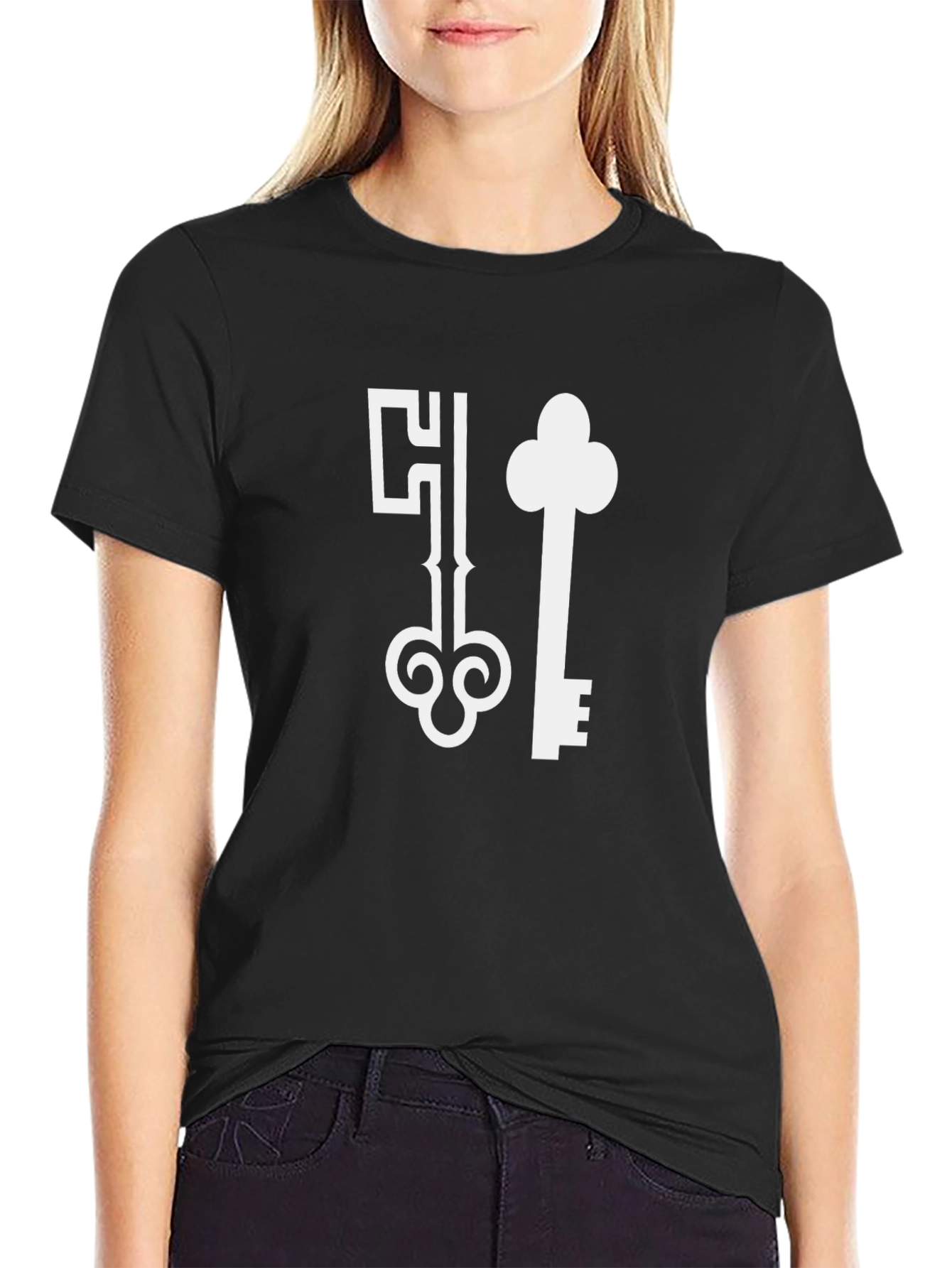 Key Graphic Black T-Shirt