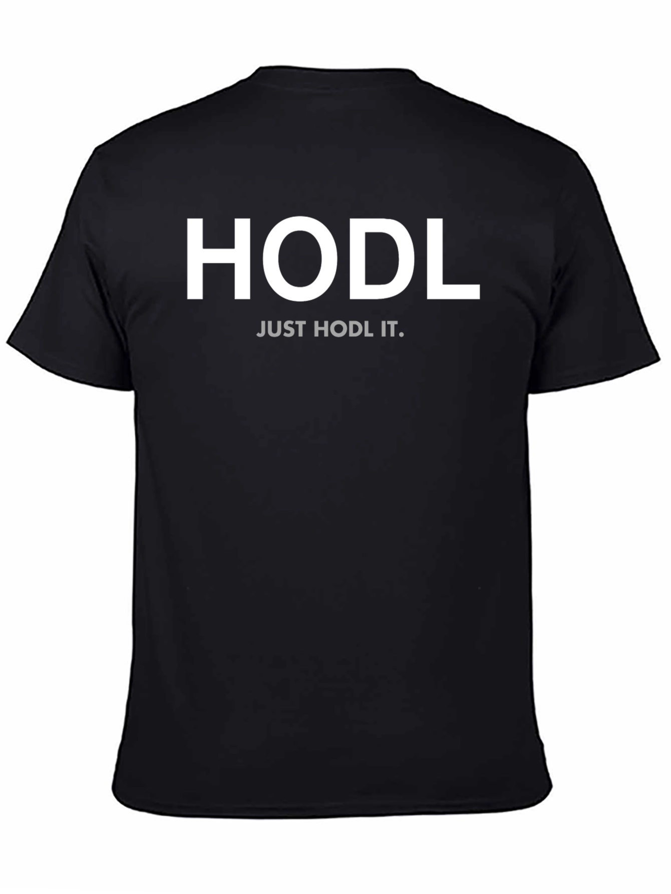 HODL Just HODL It Black Crypto T-Shirt