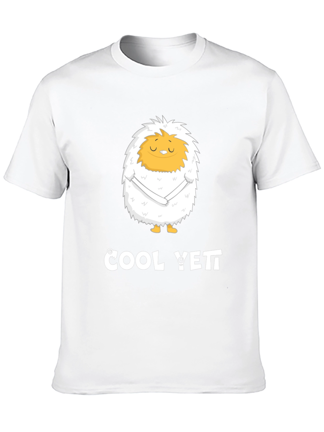 Cool Yeti Graphic Tee - Black Crew Neck