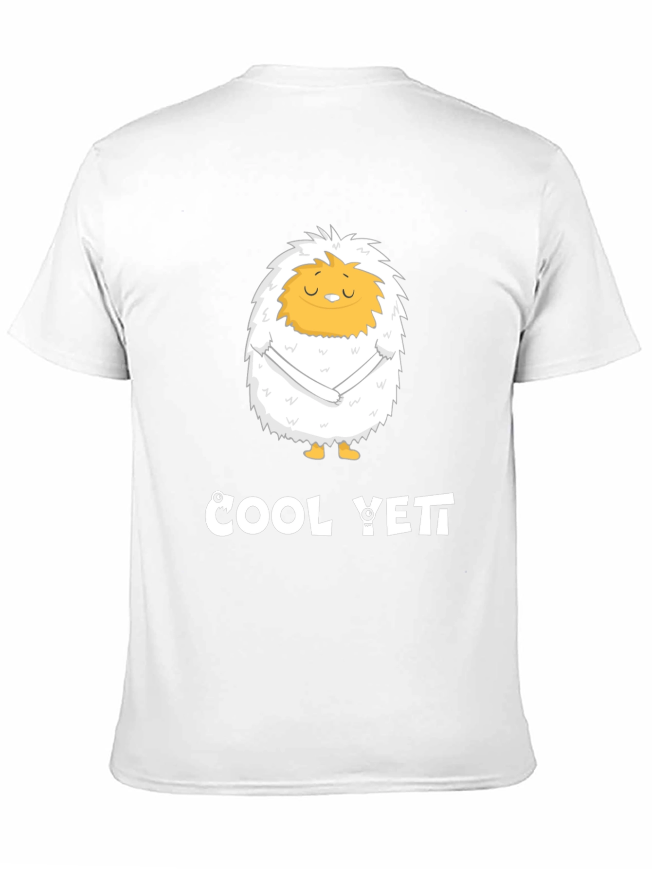 Cool Yeti Graphic Tee - Black Crew Neck