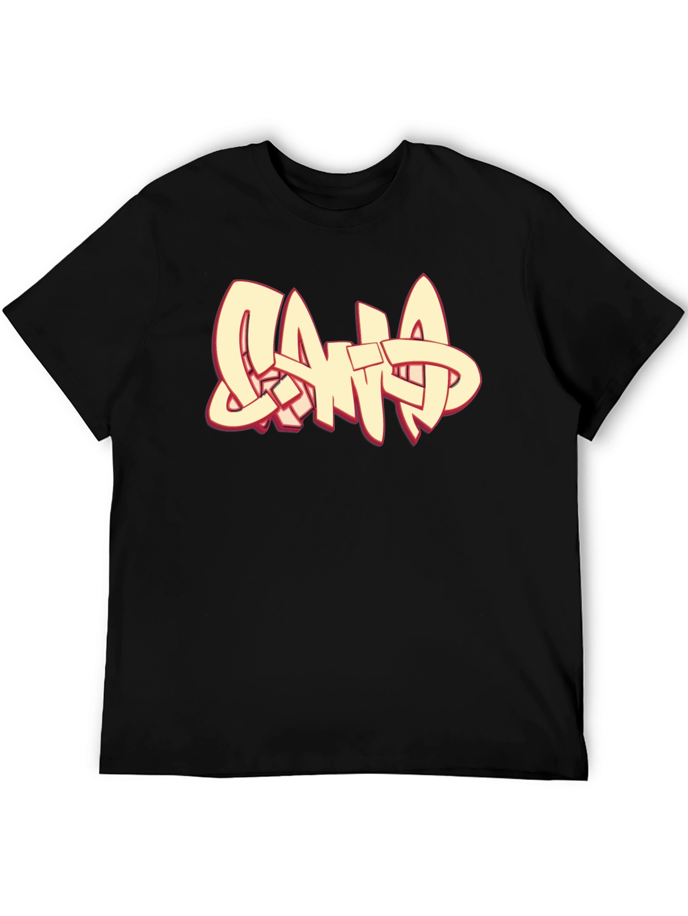 Graphic Print Crew Neck T-Shirt