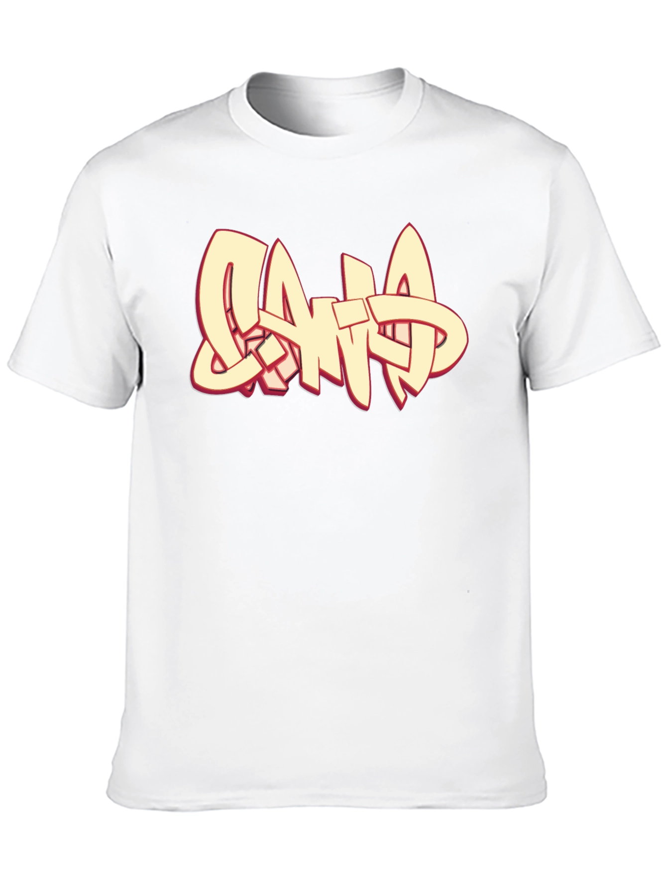 Graphic Print Crew Neck T-Shirt