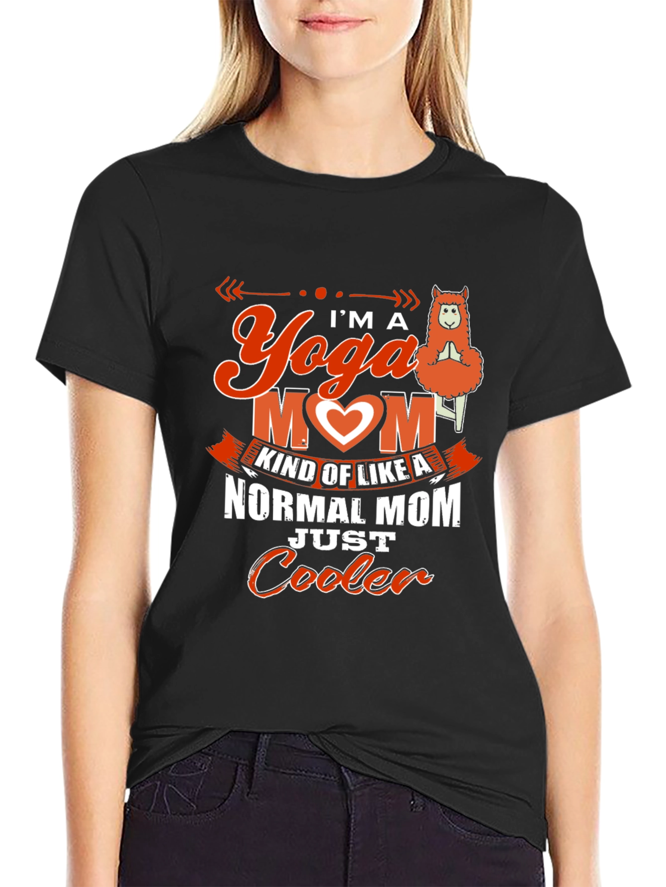 Yoga Mom T-Shirt - Funny & Cool Design