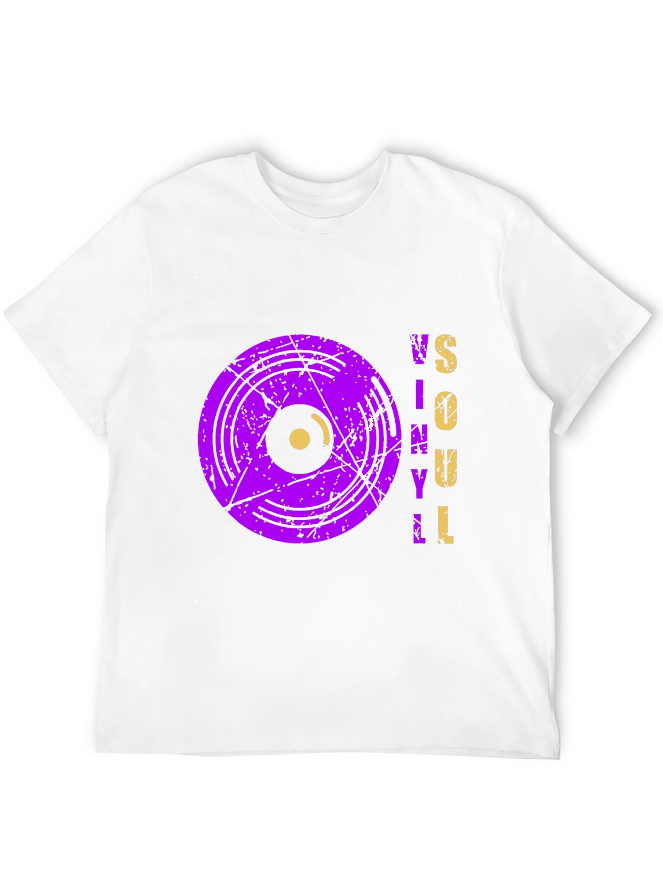 Vinyl Soul Graphic Tee - Retro Music Lovers Shirt
