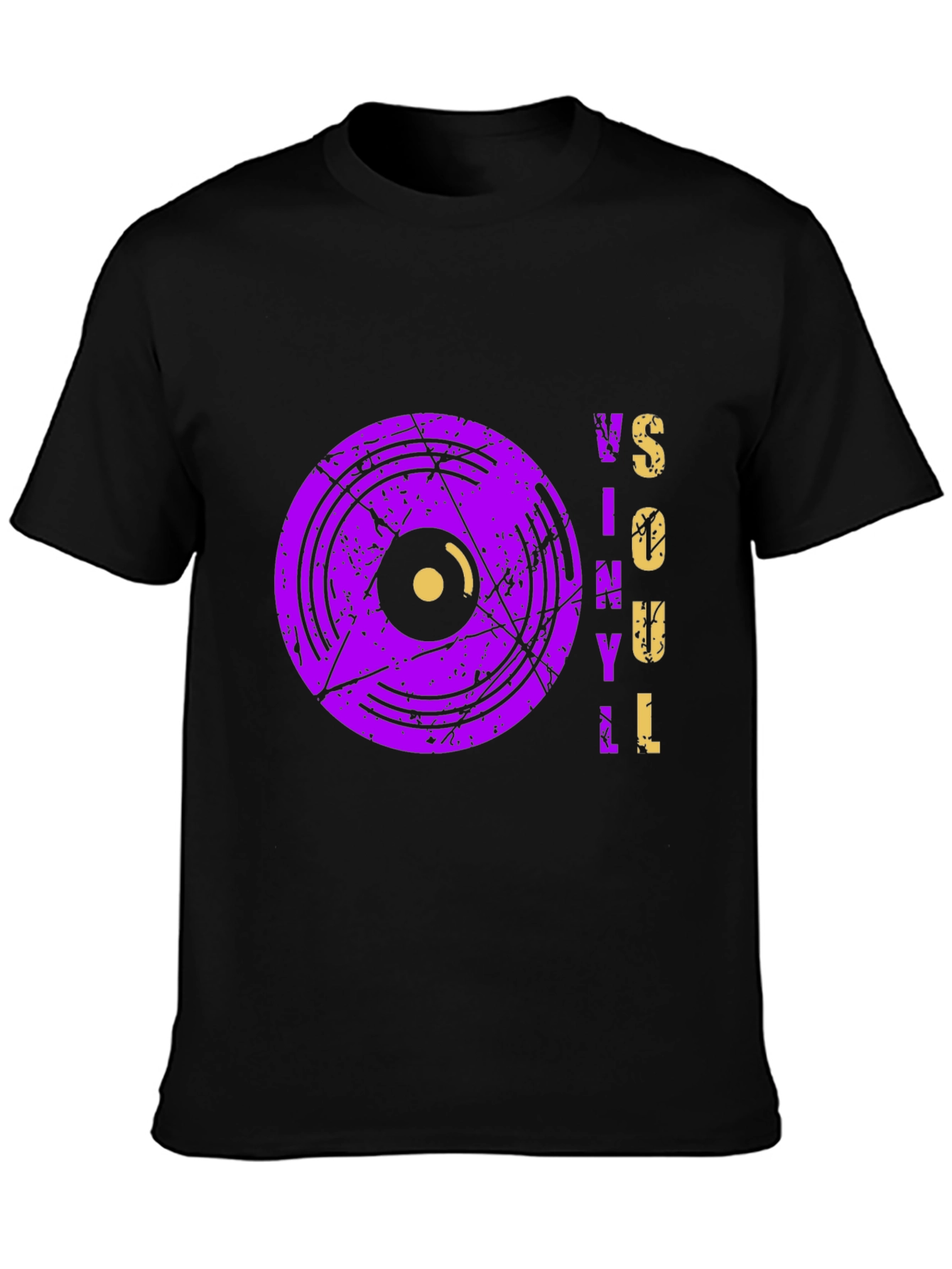 Vinyl Soul Graphic Tee - Retro Music Lovers Shirt