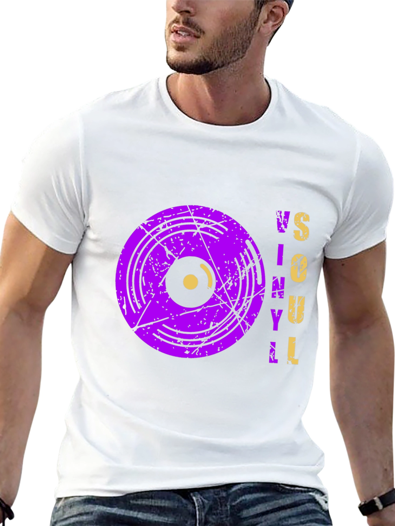 Vinyl Soul Graphic Tee - Retro Music Lovers Shirt