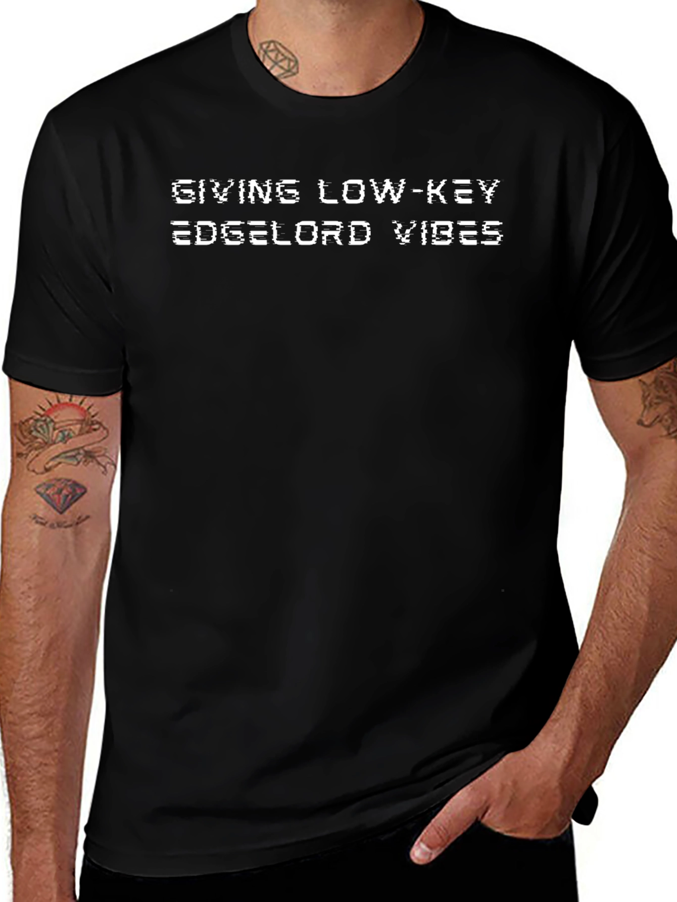 Edgelord Vibes Black T-Shirt
