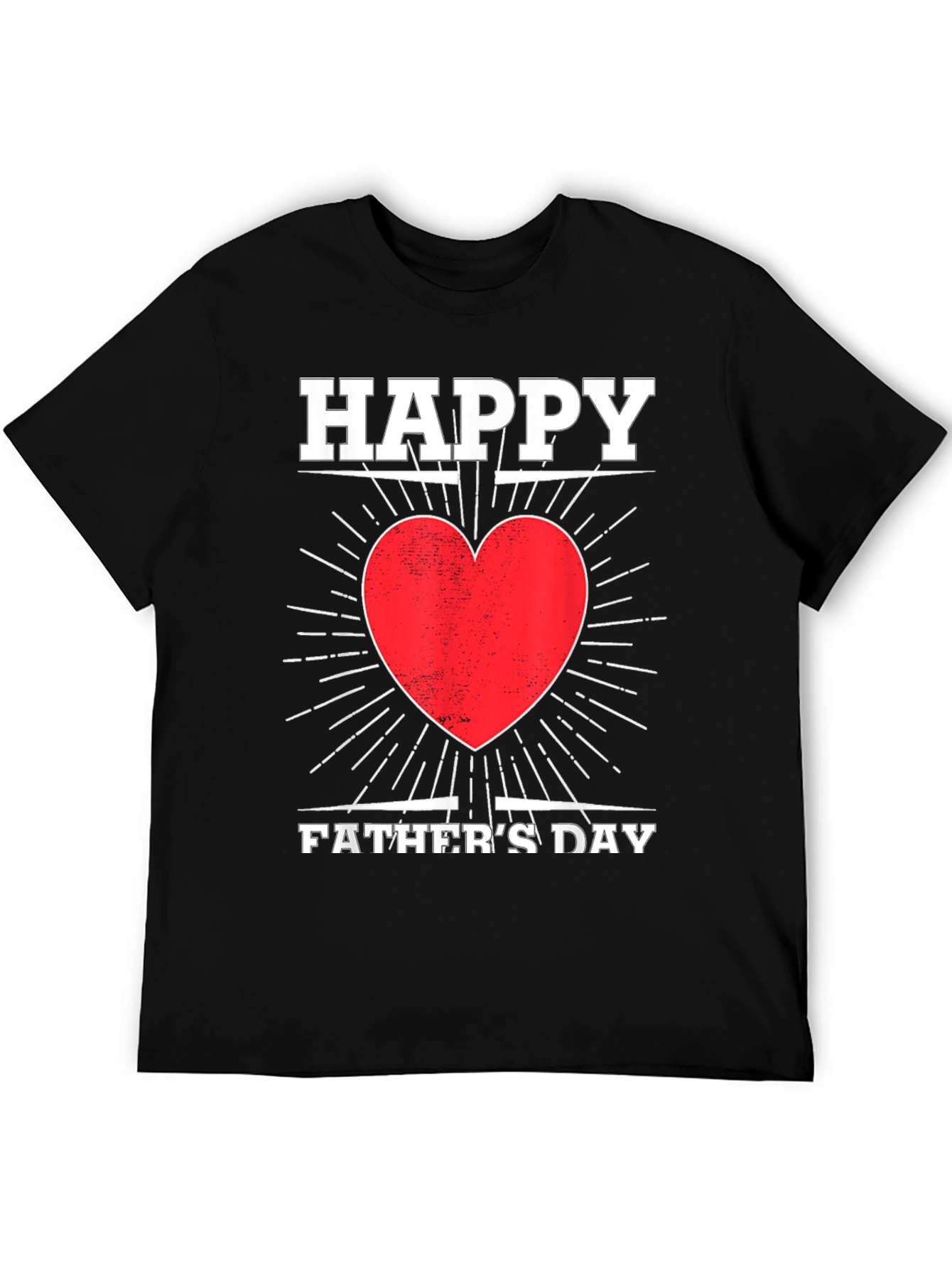 Happy Fathers Day Heart T-Shirt
