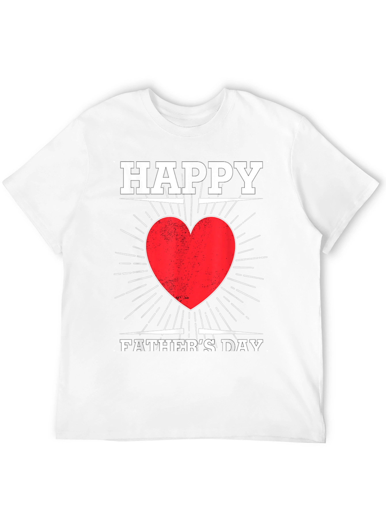 Happy Fathers Day Heart T-Shirt