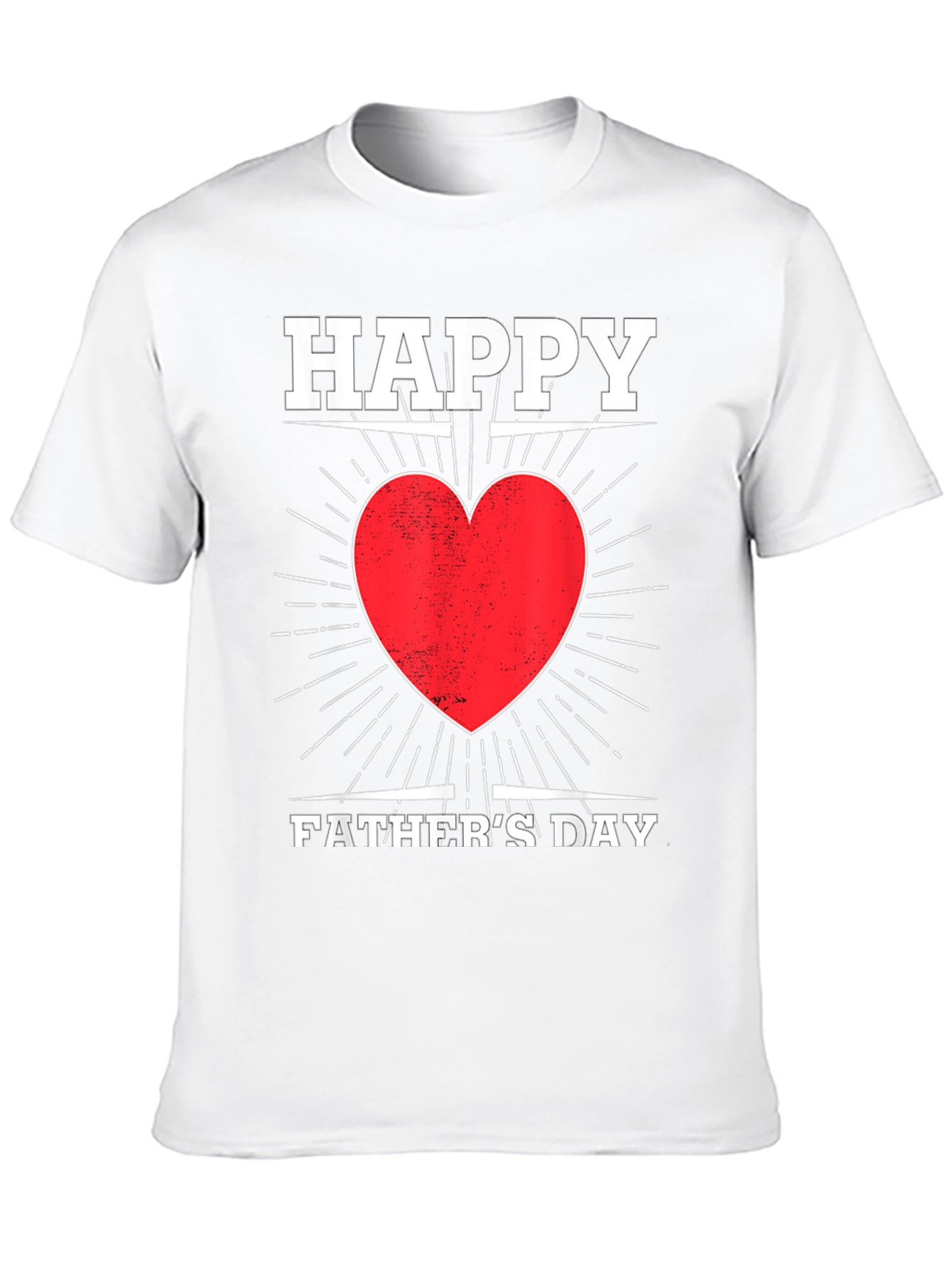 Happy Fathers Day Heart T-Shirt