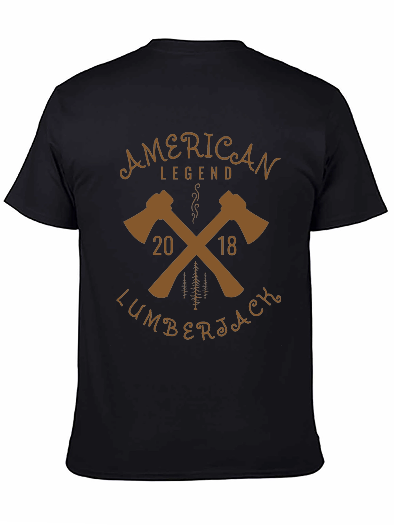 American Legend Lumberjack Graphic Tee - Black