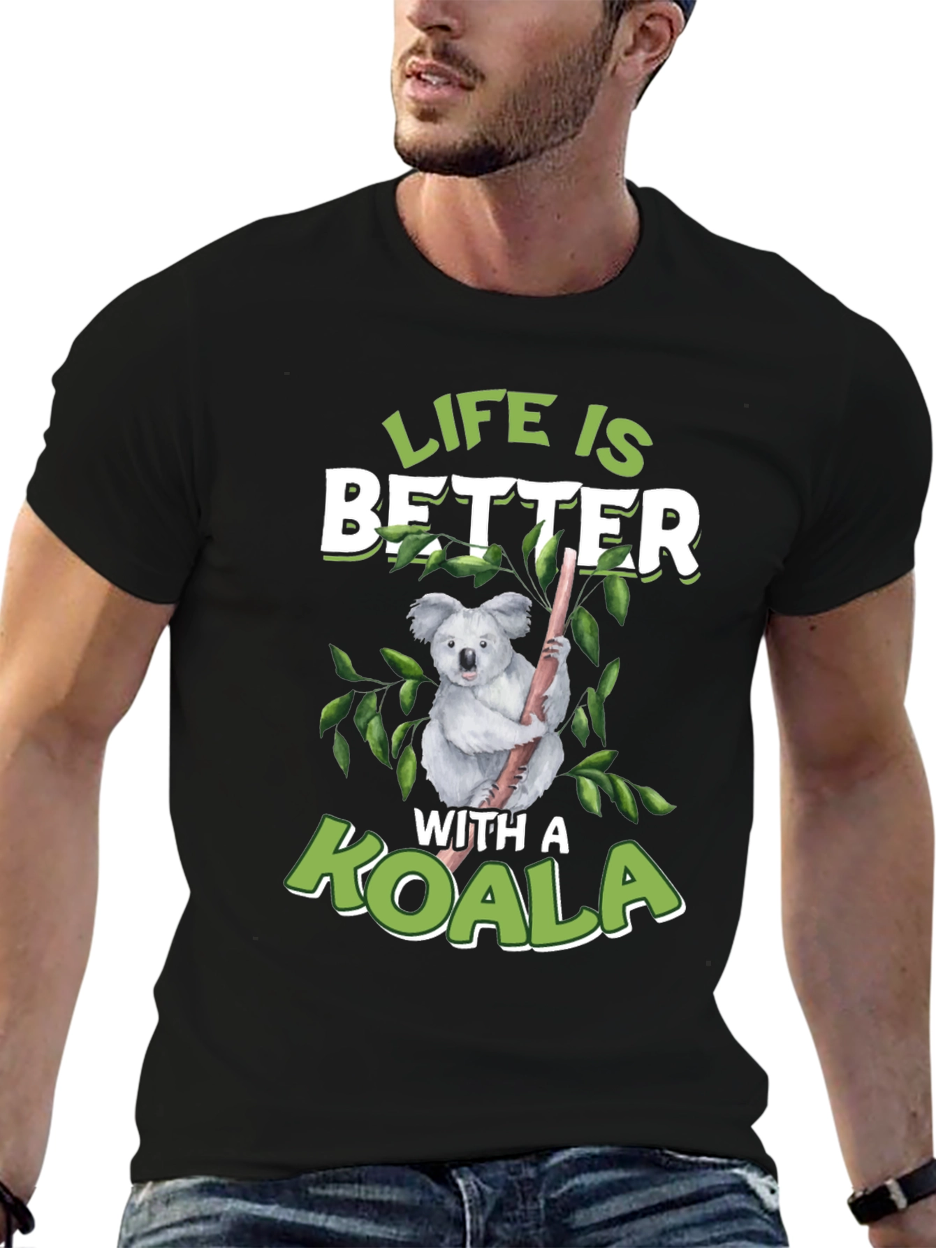 Life is Better With a Koala Graphic T-Shirt