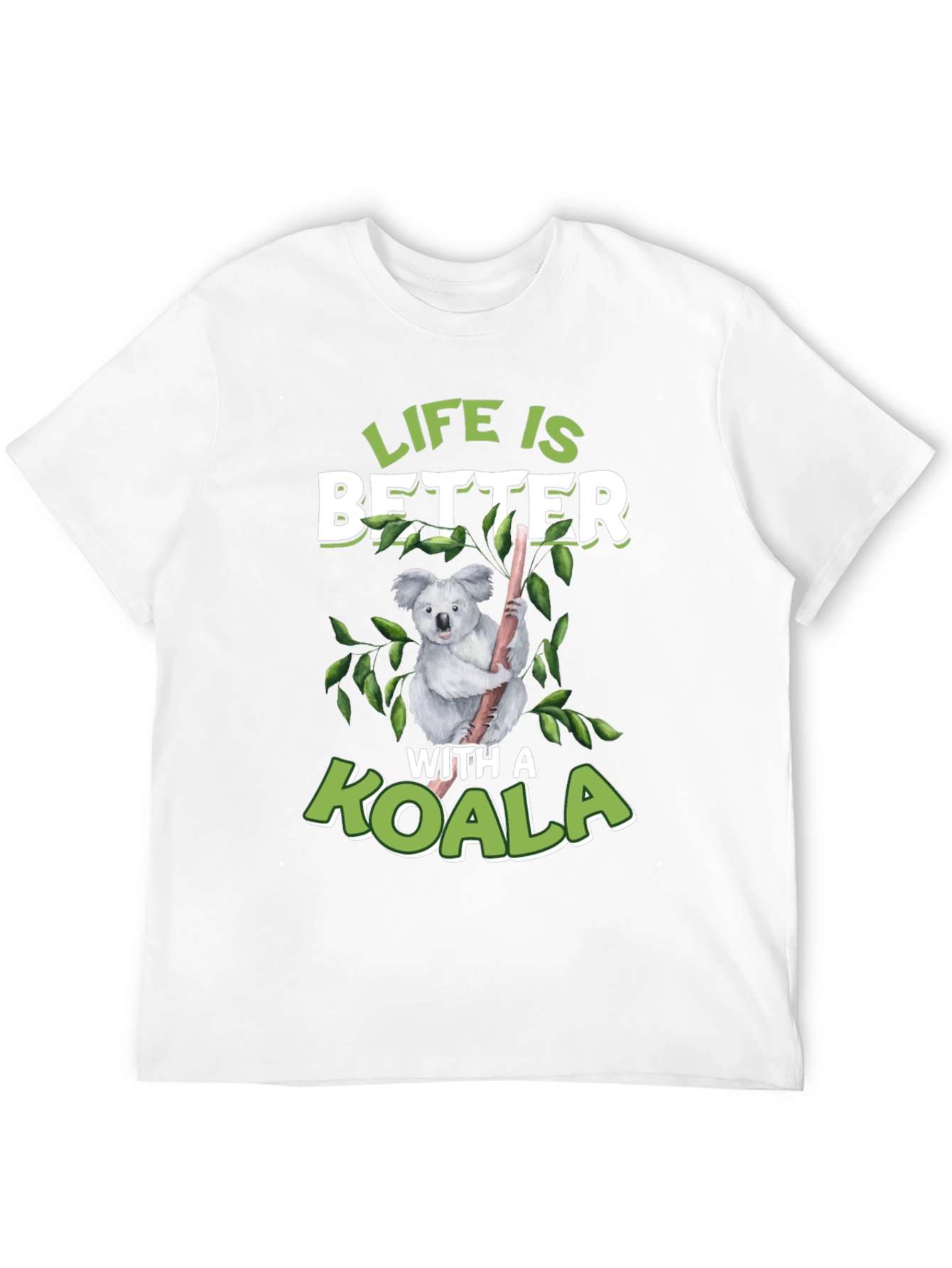 Life is Better With a Koala Graphic T-Shirt