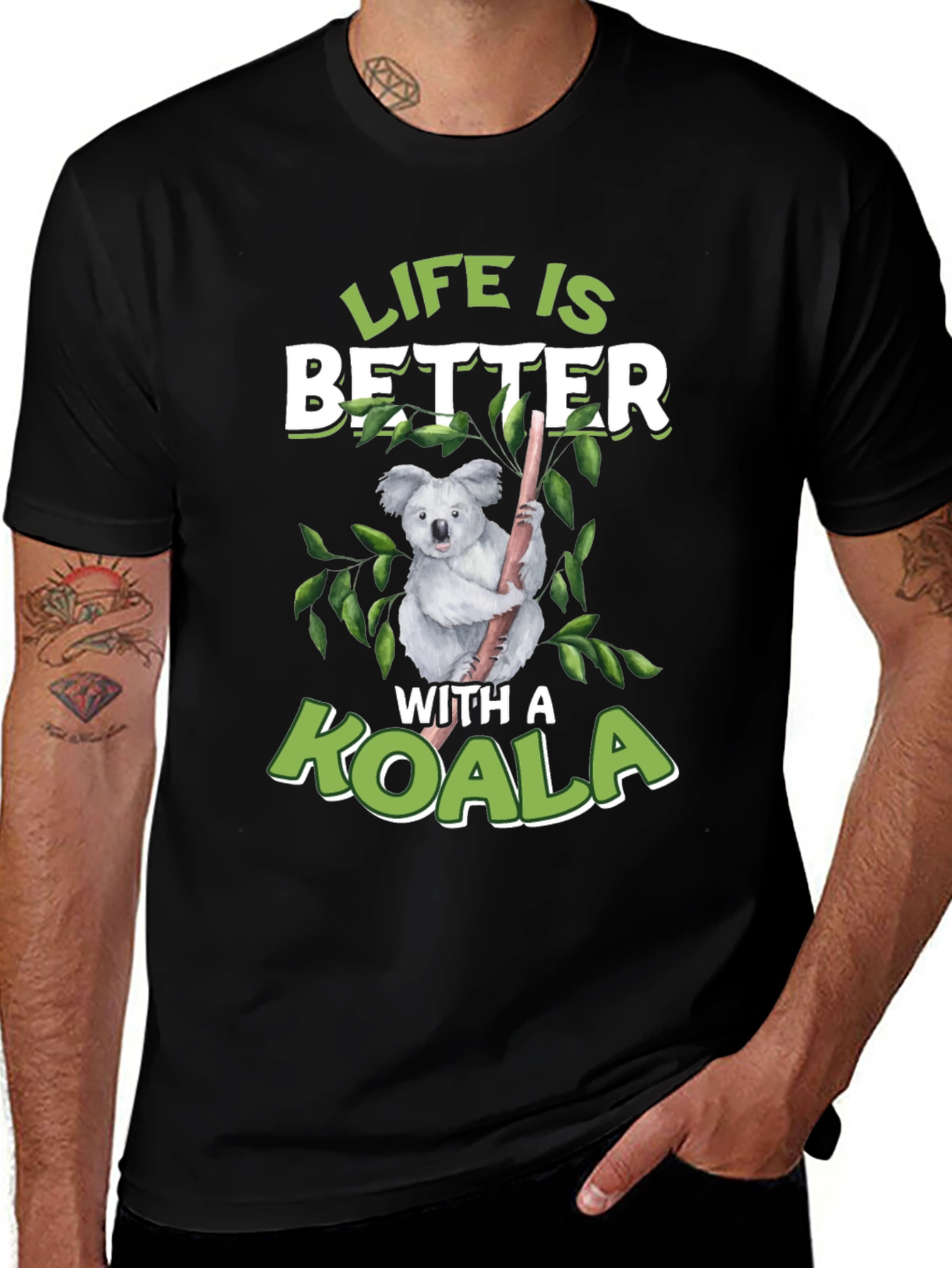 Life is Better With a Koala Graphic T-Shirt
