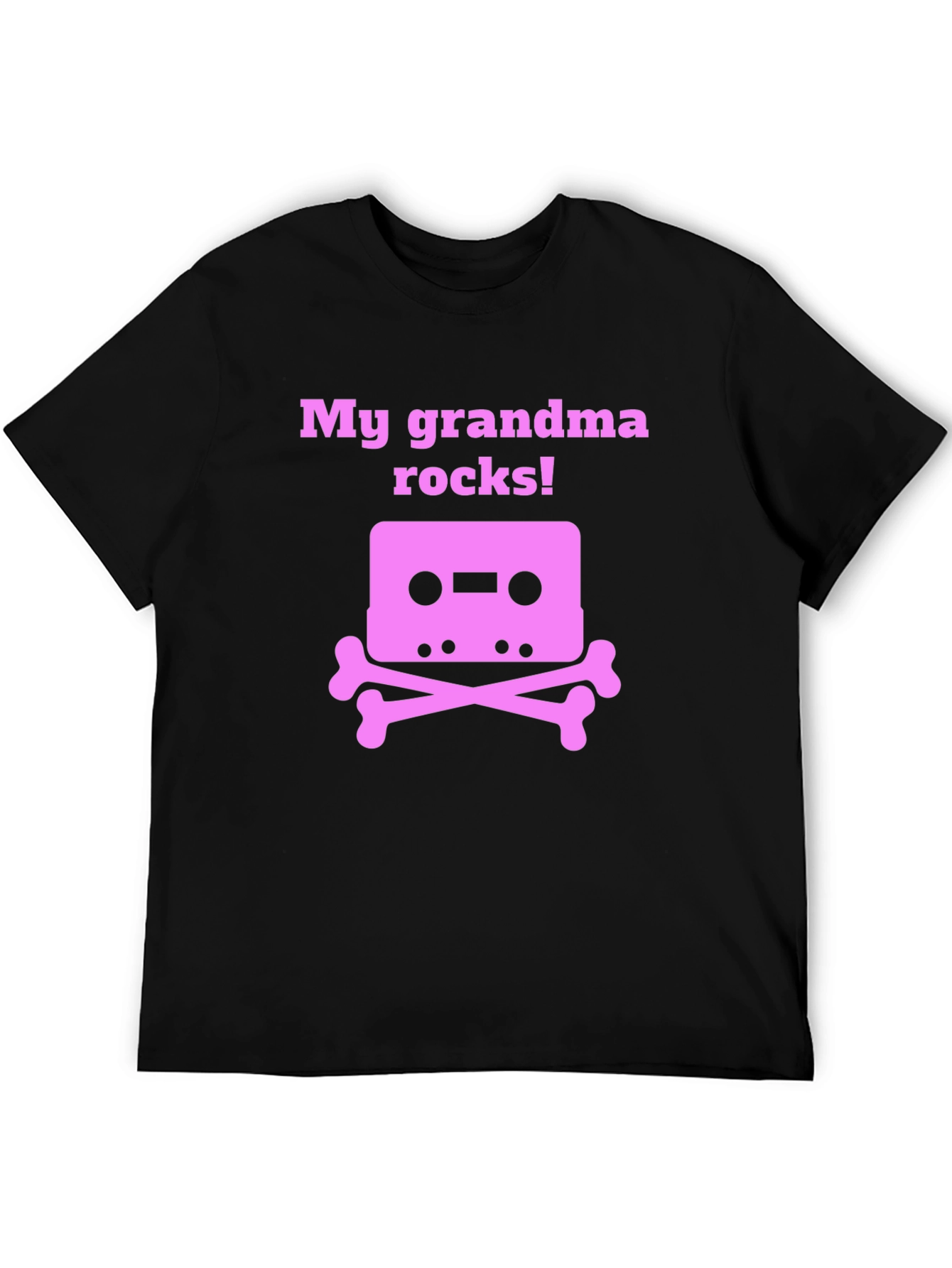 My Grandma Rocks! Cassette Tape T-Shirt