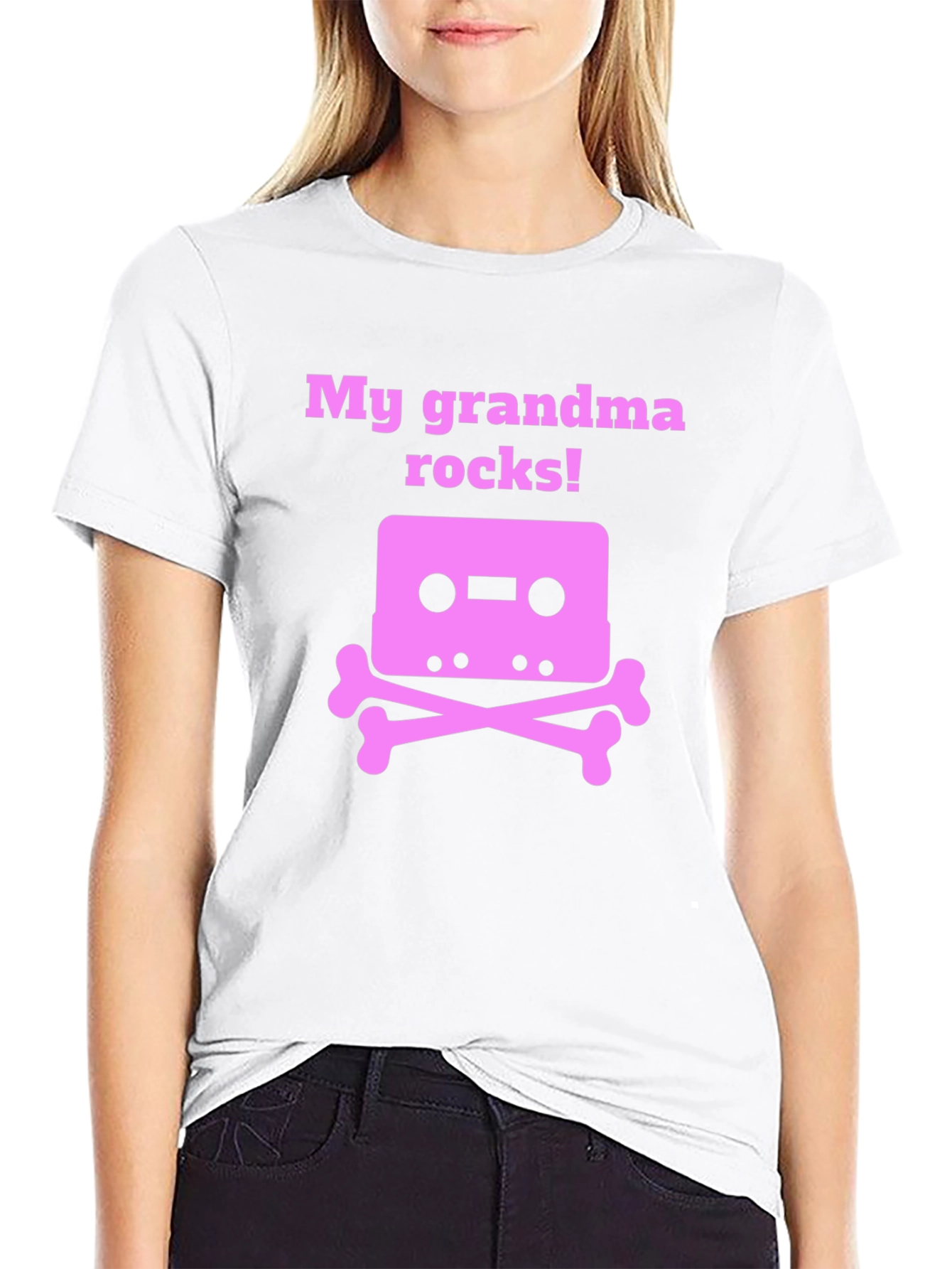 My Grandma Rocks! Cassette Tape T-Shirt