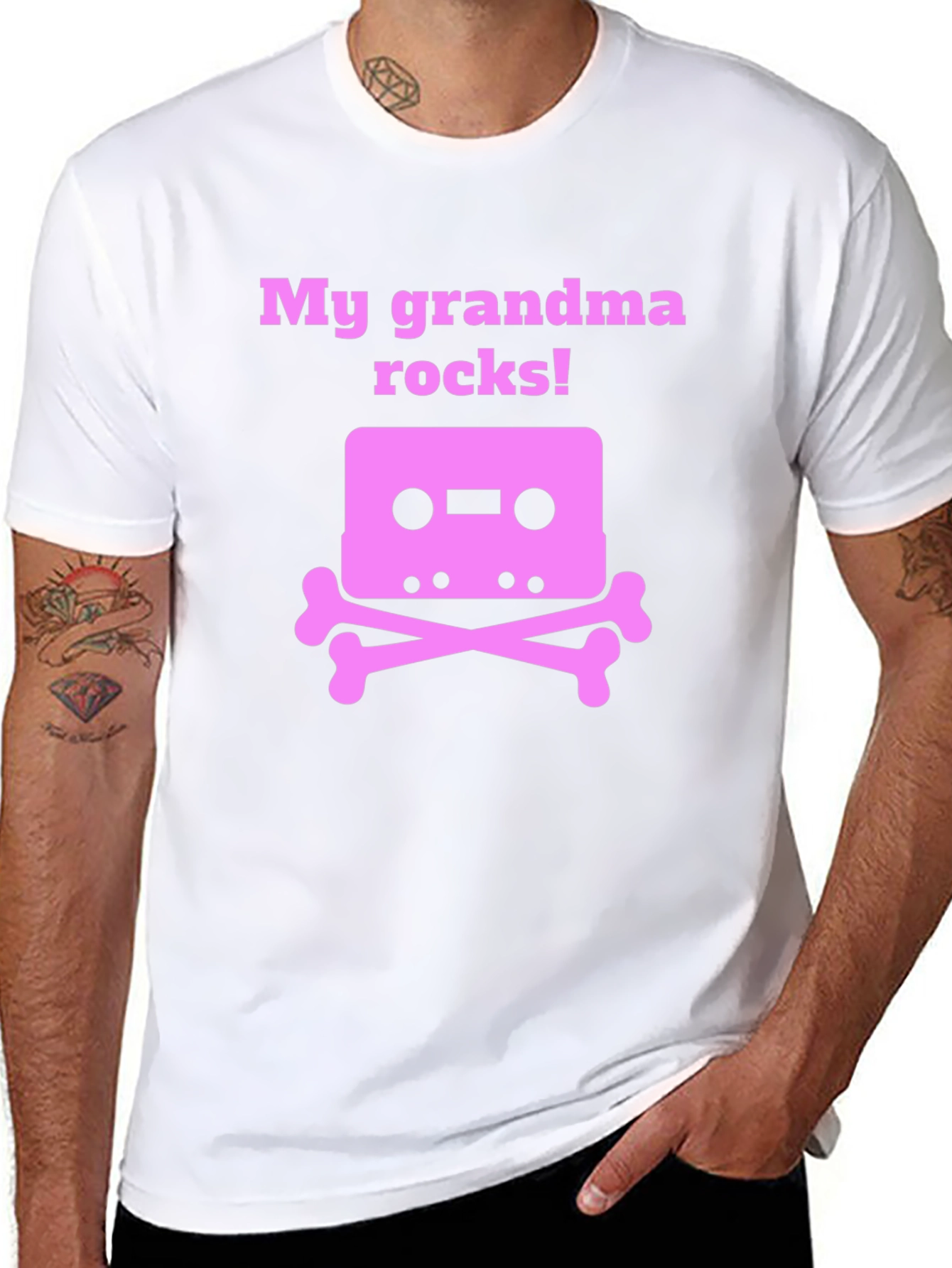 My Grandma Rocks! Cassette Tape T-Shirt