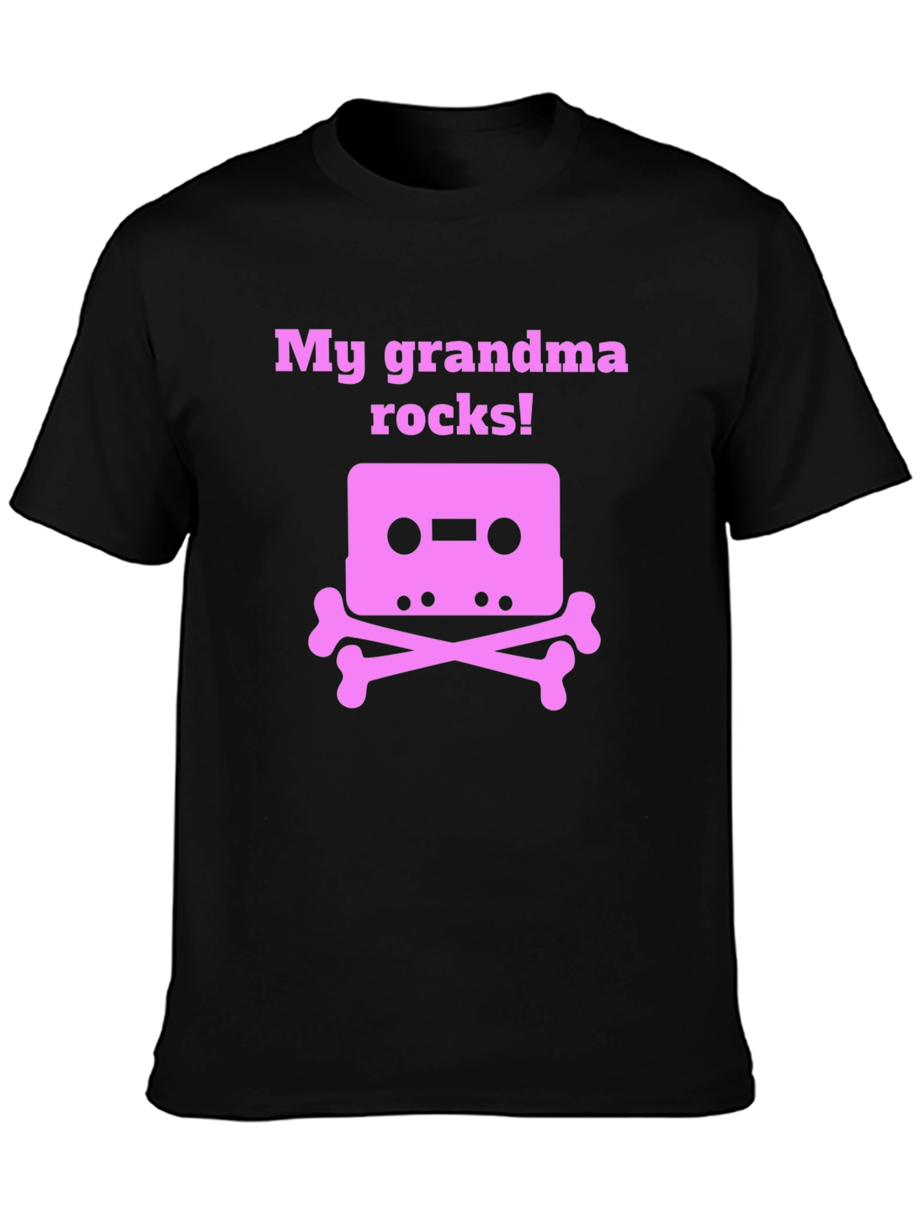 My Grandma Rocks! Cassette Tape T-Shirt