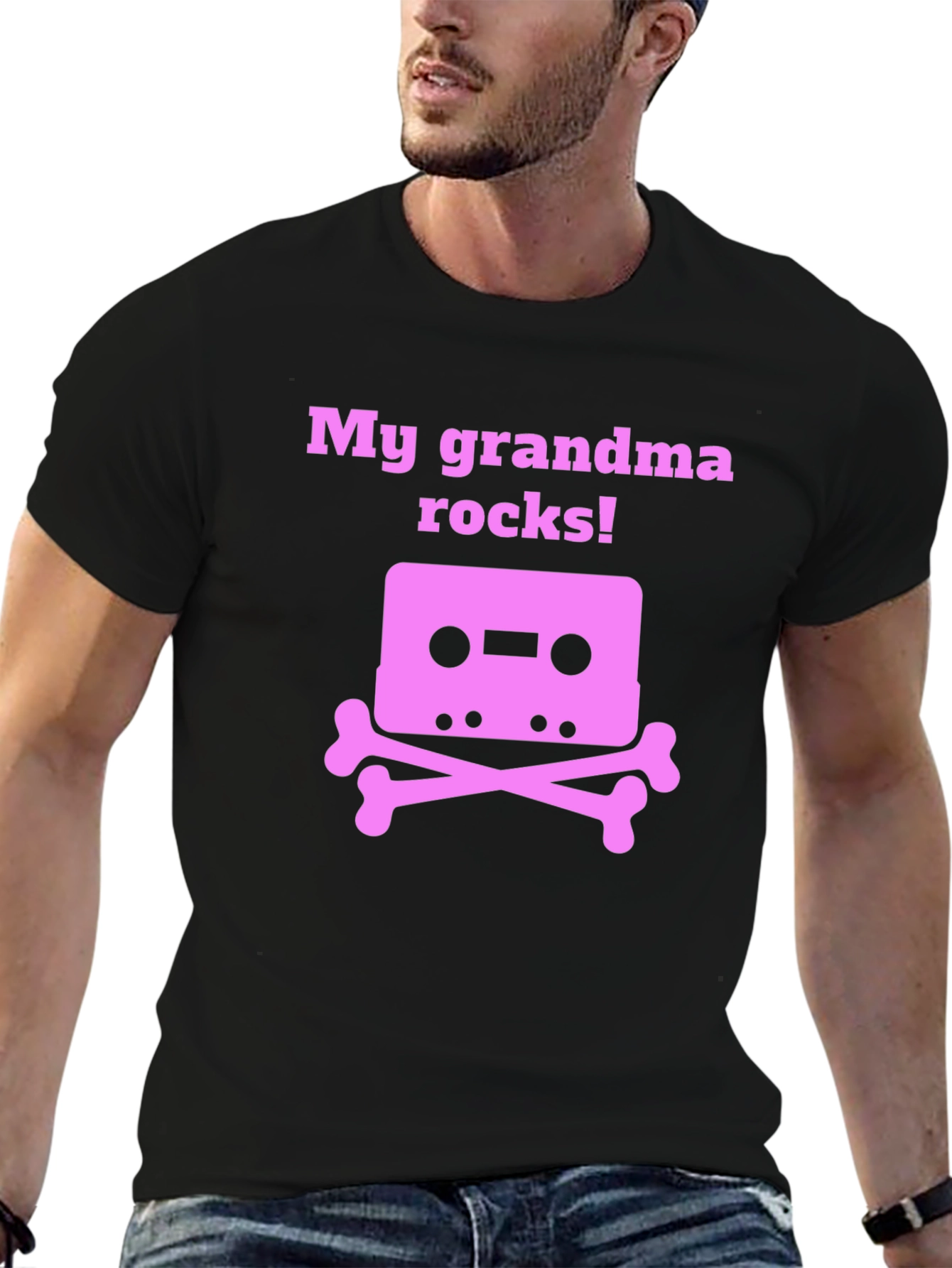 My Grandma Rocks! Cassette Tape T-Shirt