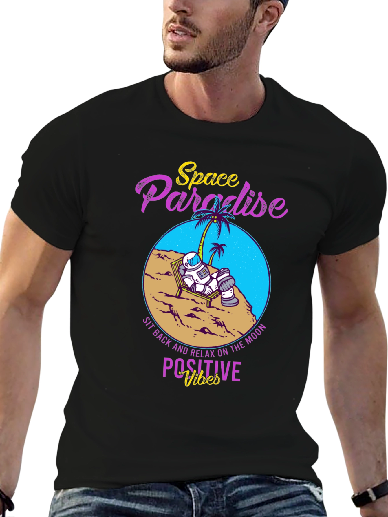 Space Paradise Graphic T-Shirt